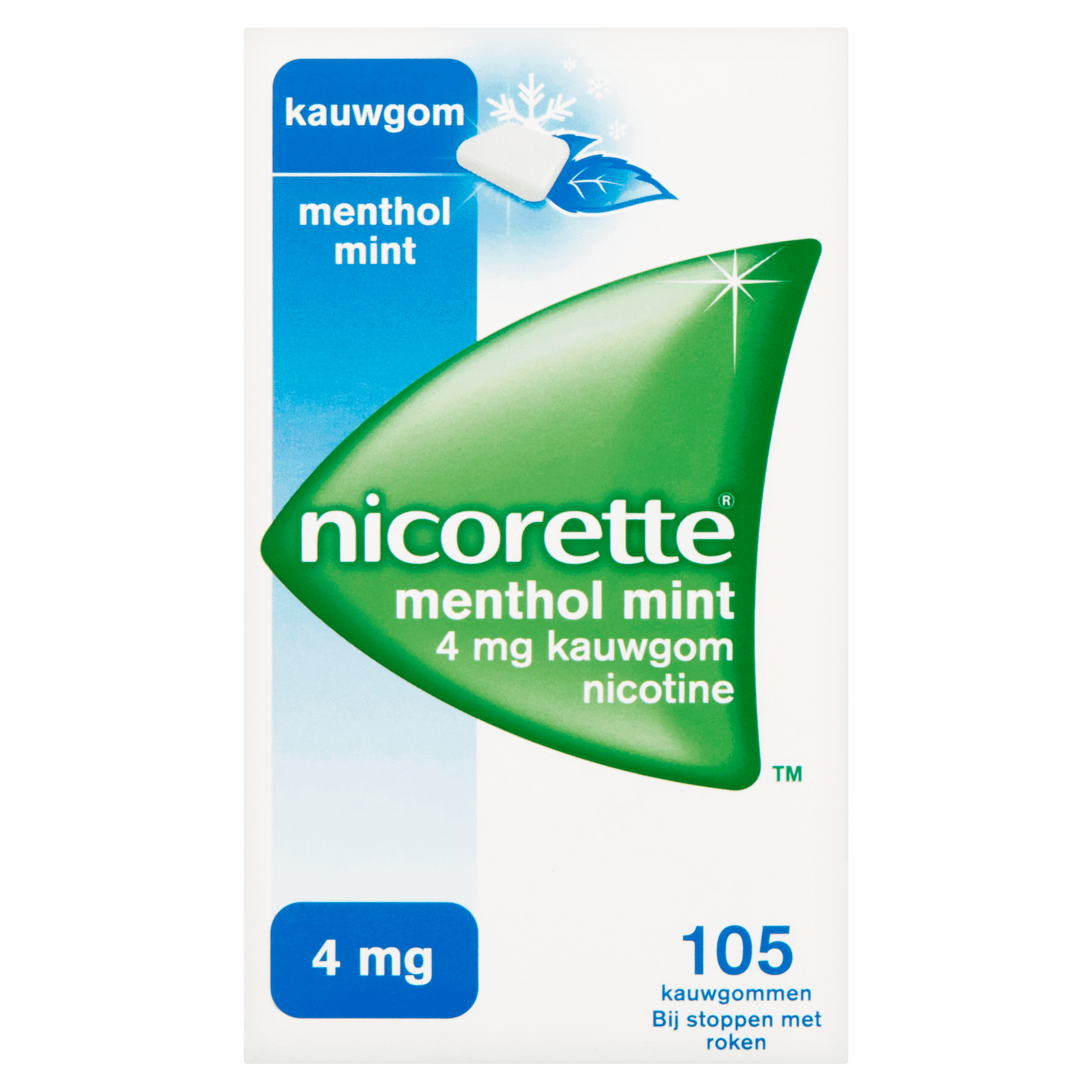 Nicorette Nicorette menthol mint SV gum 4mg