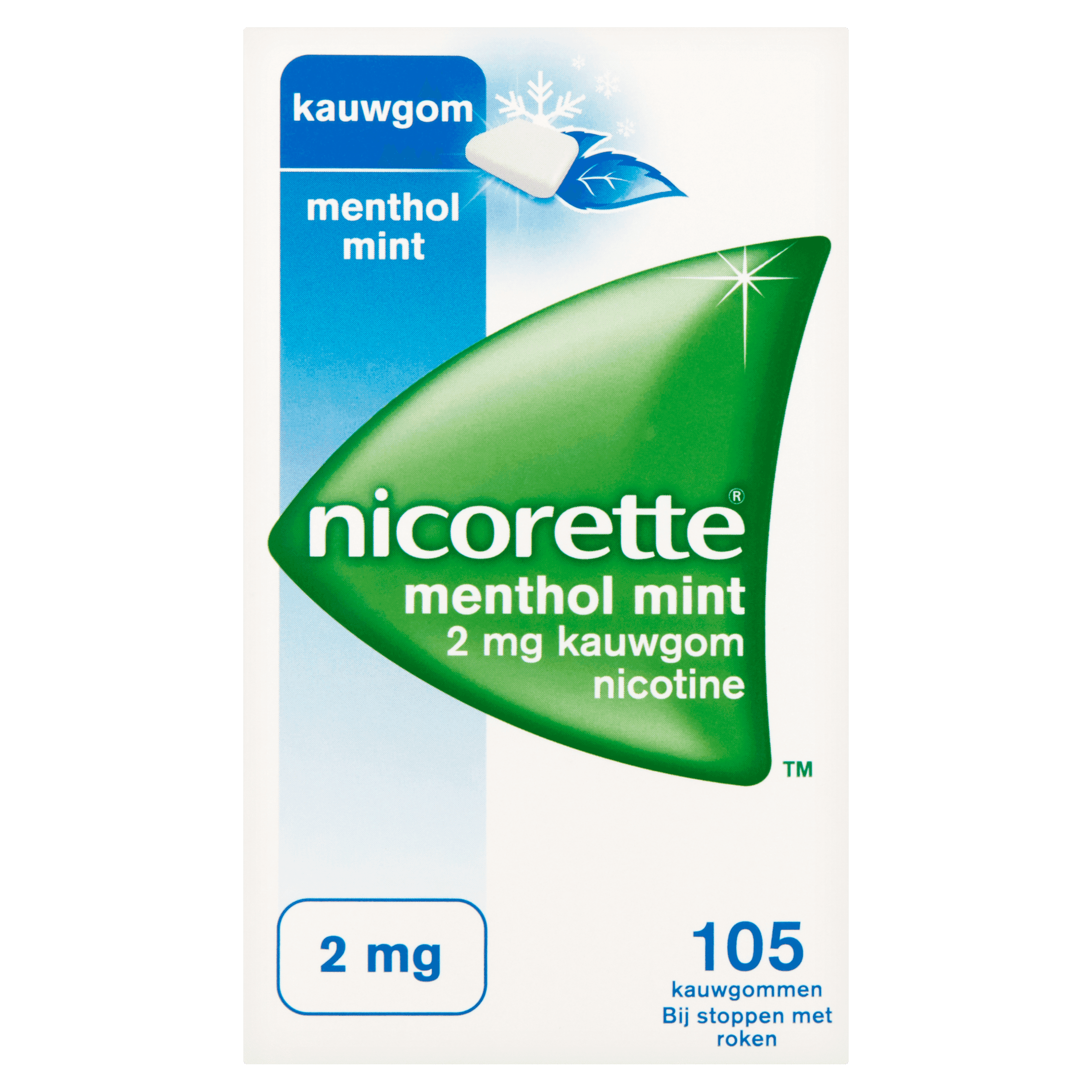 Nicorette Nicorette menthol mint SV gum 2mg