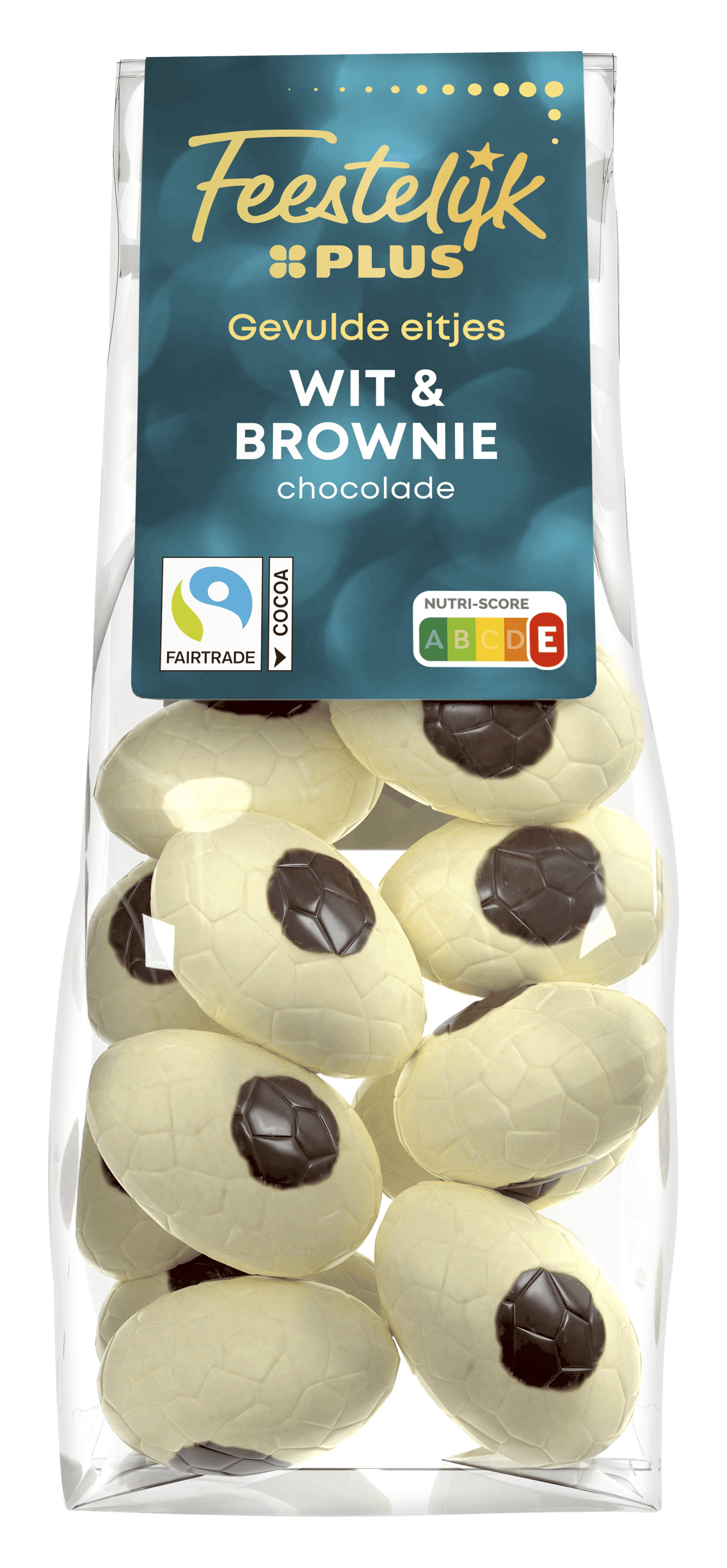 Feestelijk PLUS Paaseitjes wit brownie