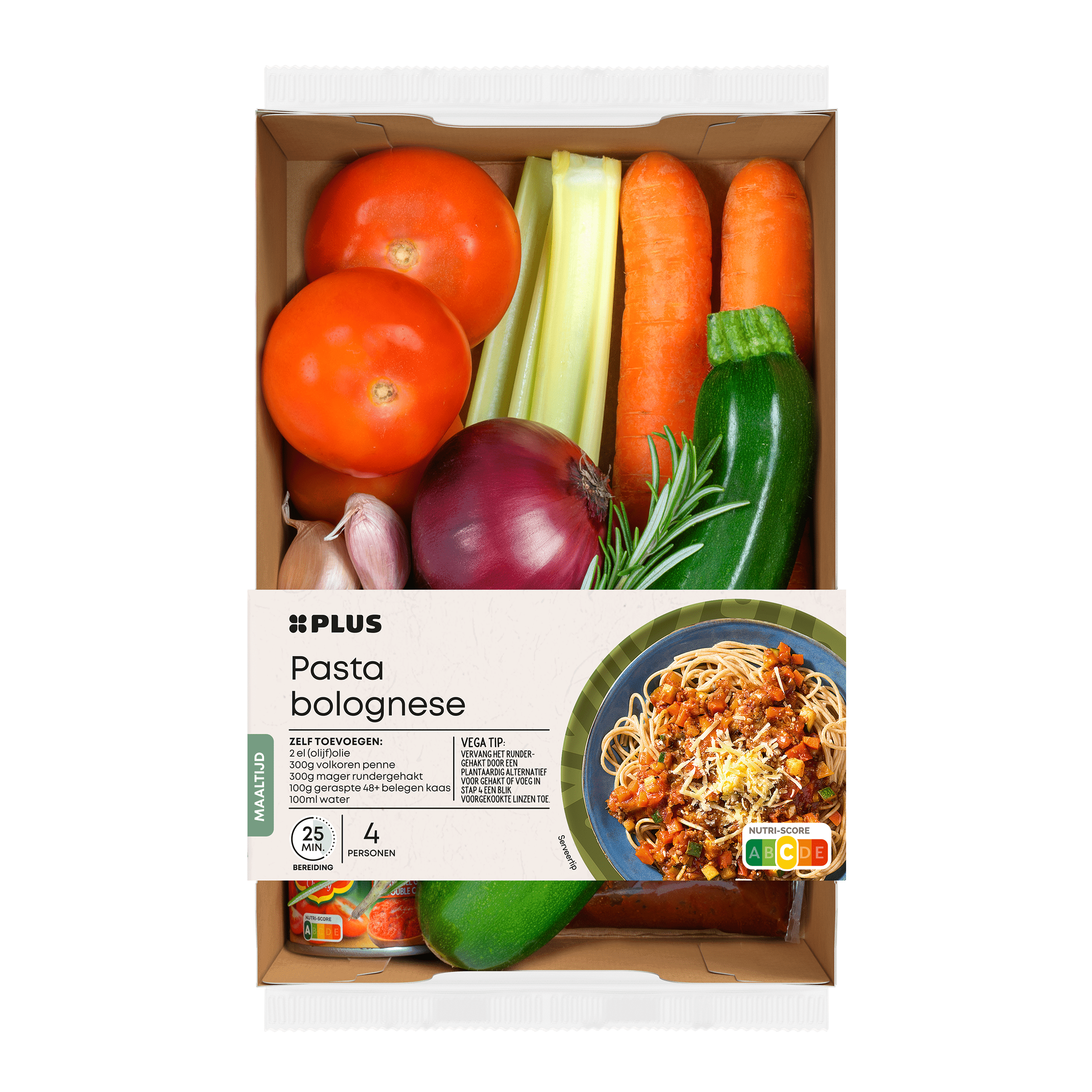 PLUS Verspakket Pasta bolognese