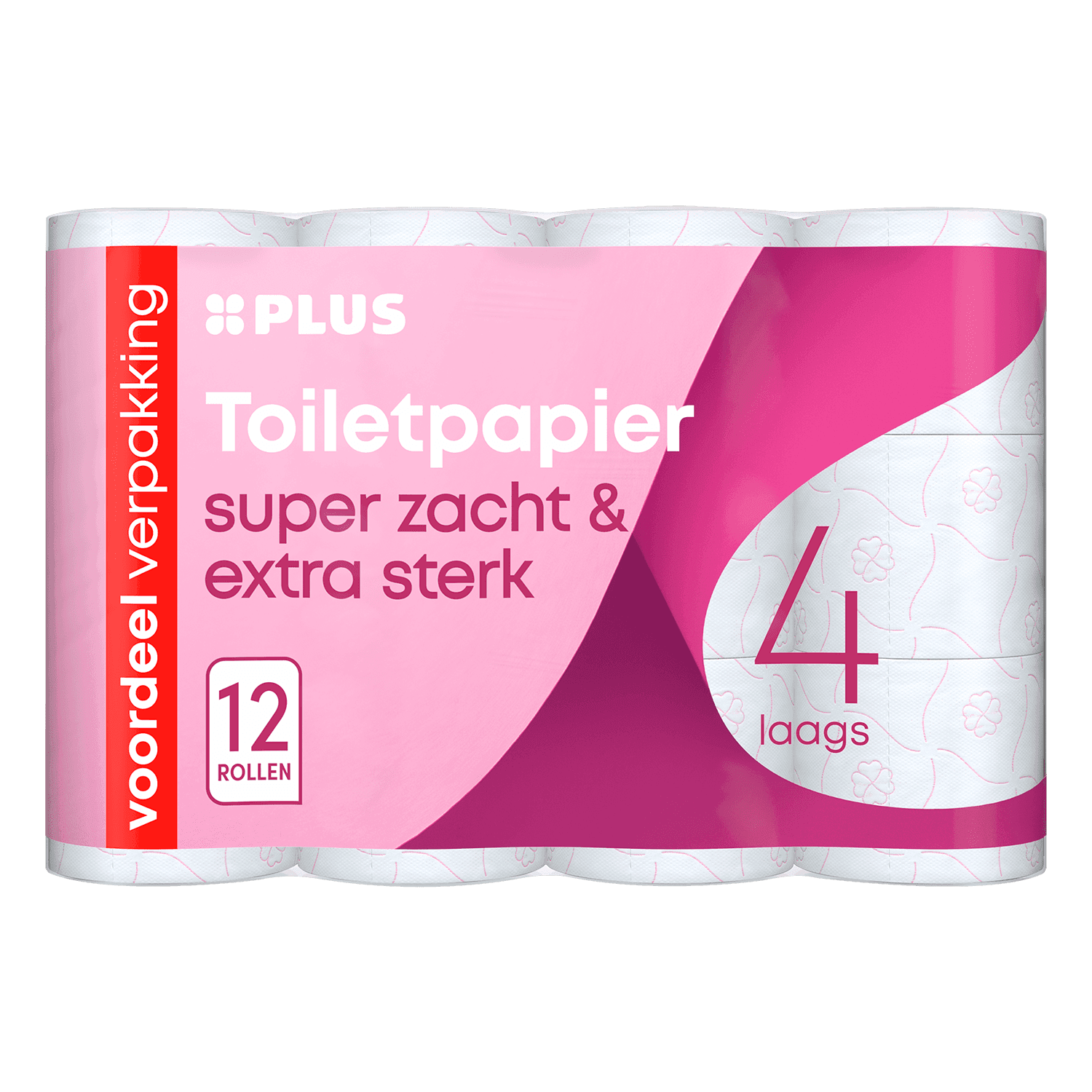 PLUS Toiletpapier 4-laags