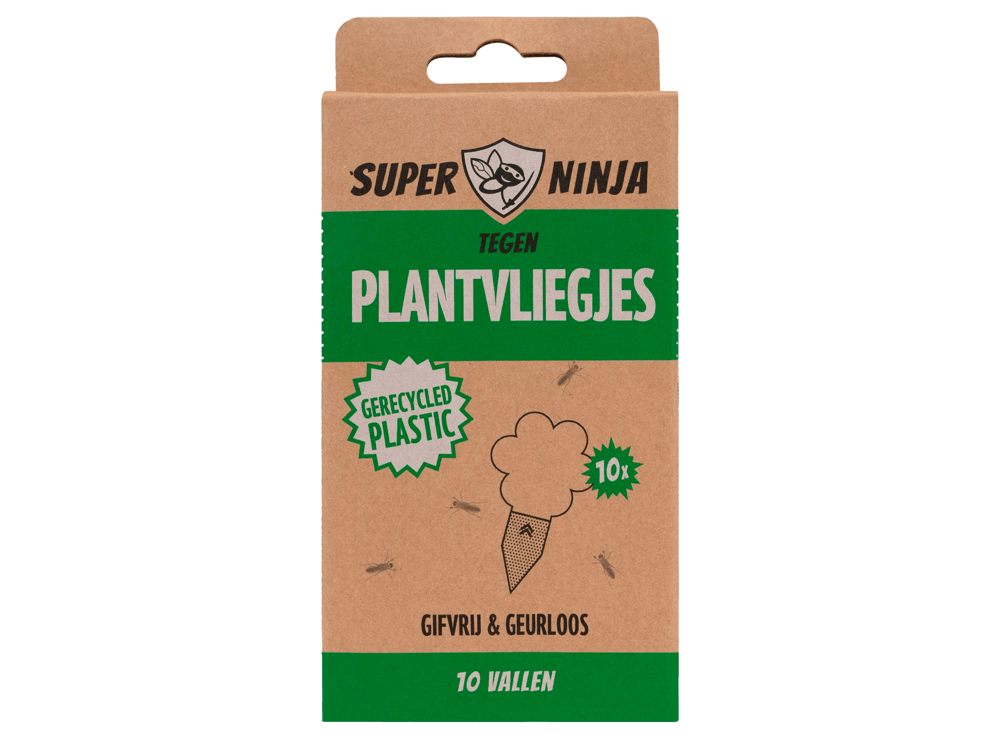 Super Ninja tegen plantvliegjes val
