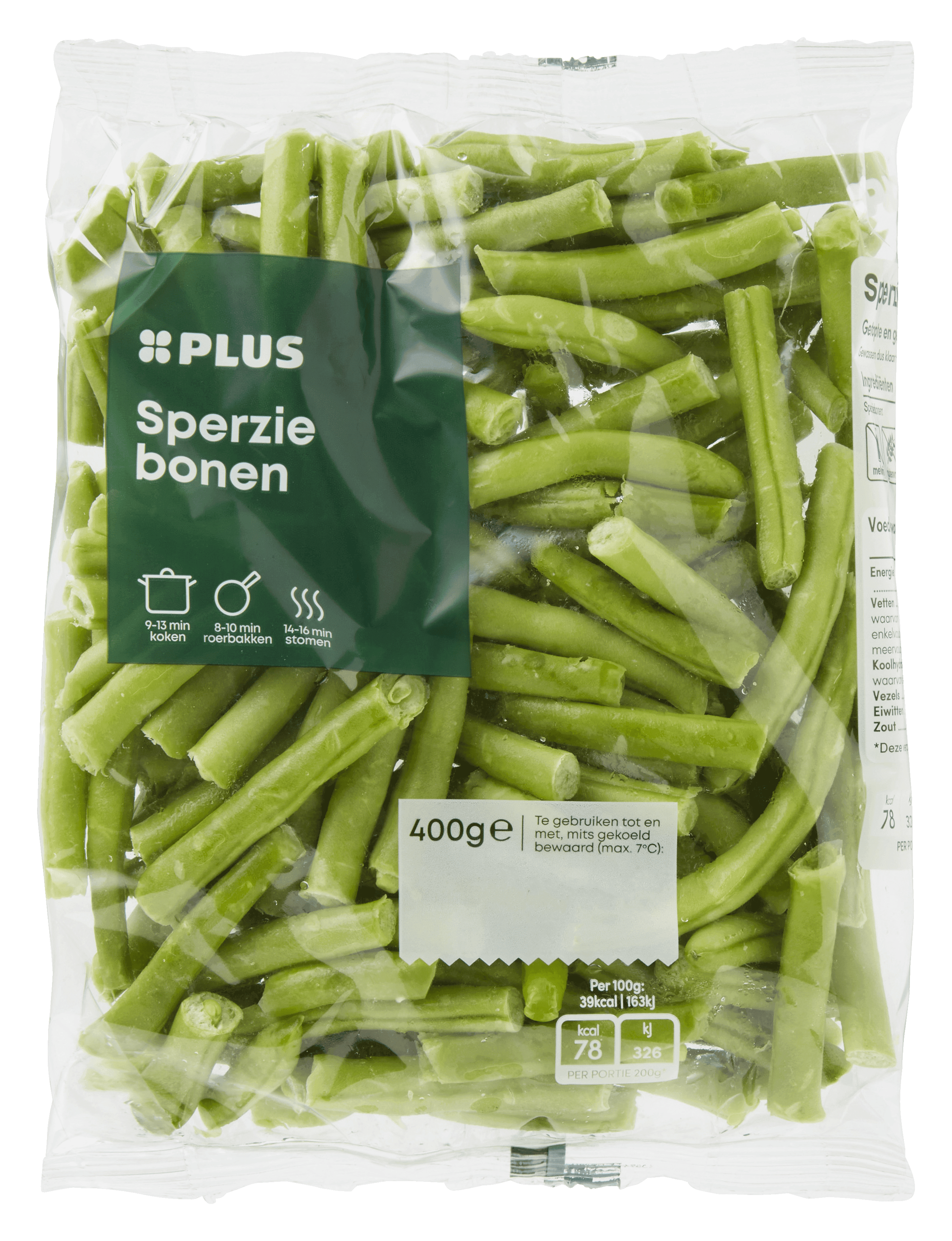 PLUS Sperziebonen gebroken