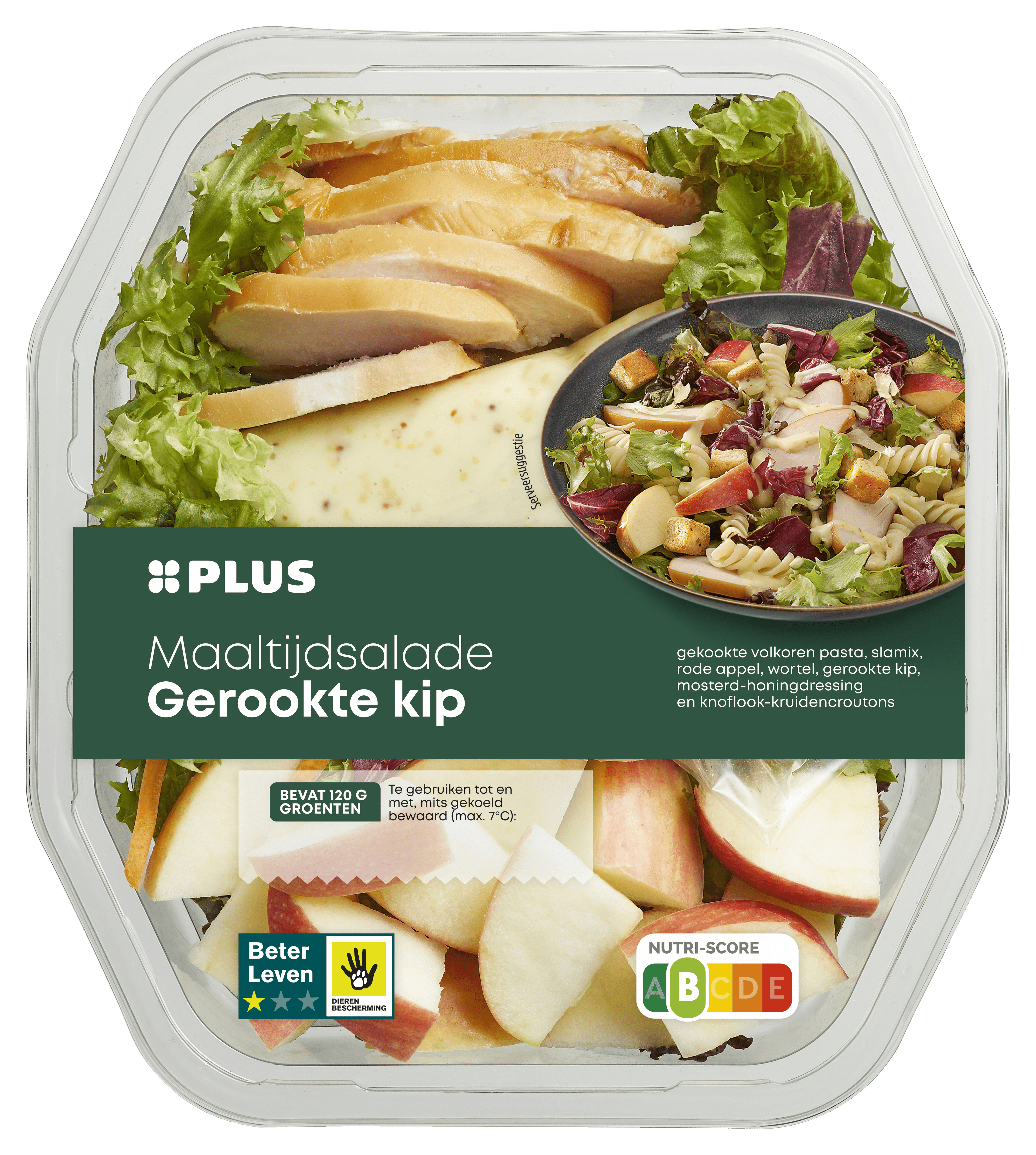 PLUS Maaltijdsalade Gerookte kip