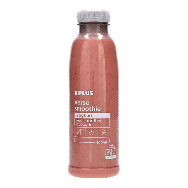 PLUS Verse smoothie yoghurt peer aardbei av