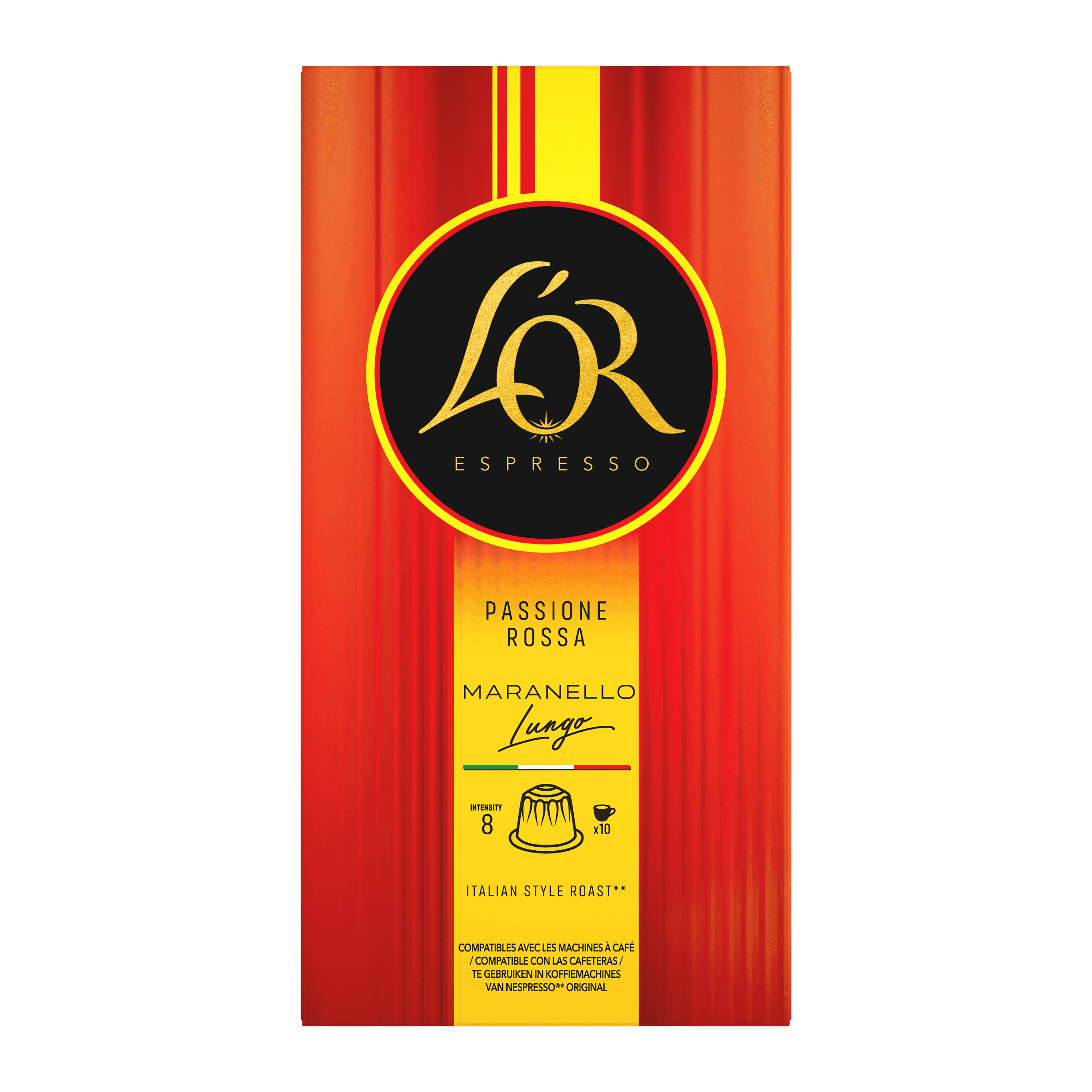 L'Or Espresso capsules maranello lungo