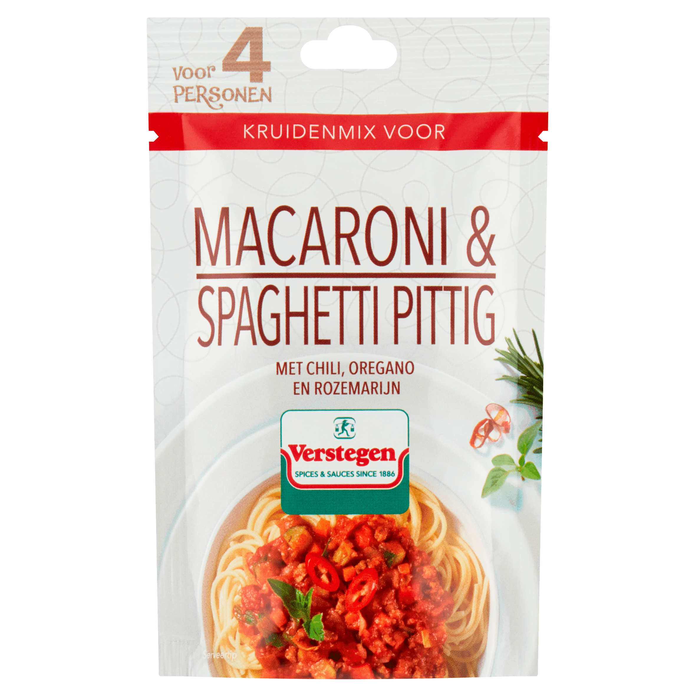 Verstegen Mix voor Mac/spaghetti pittig 4 pers