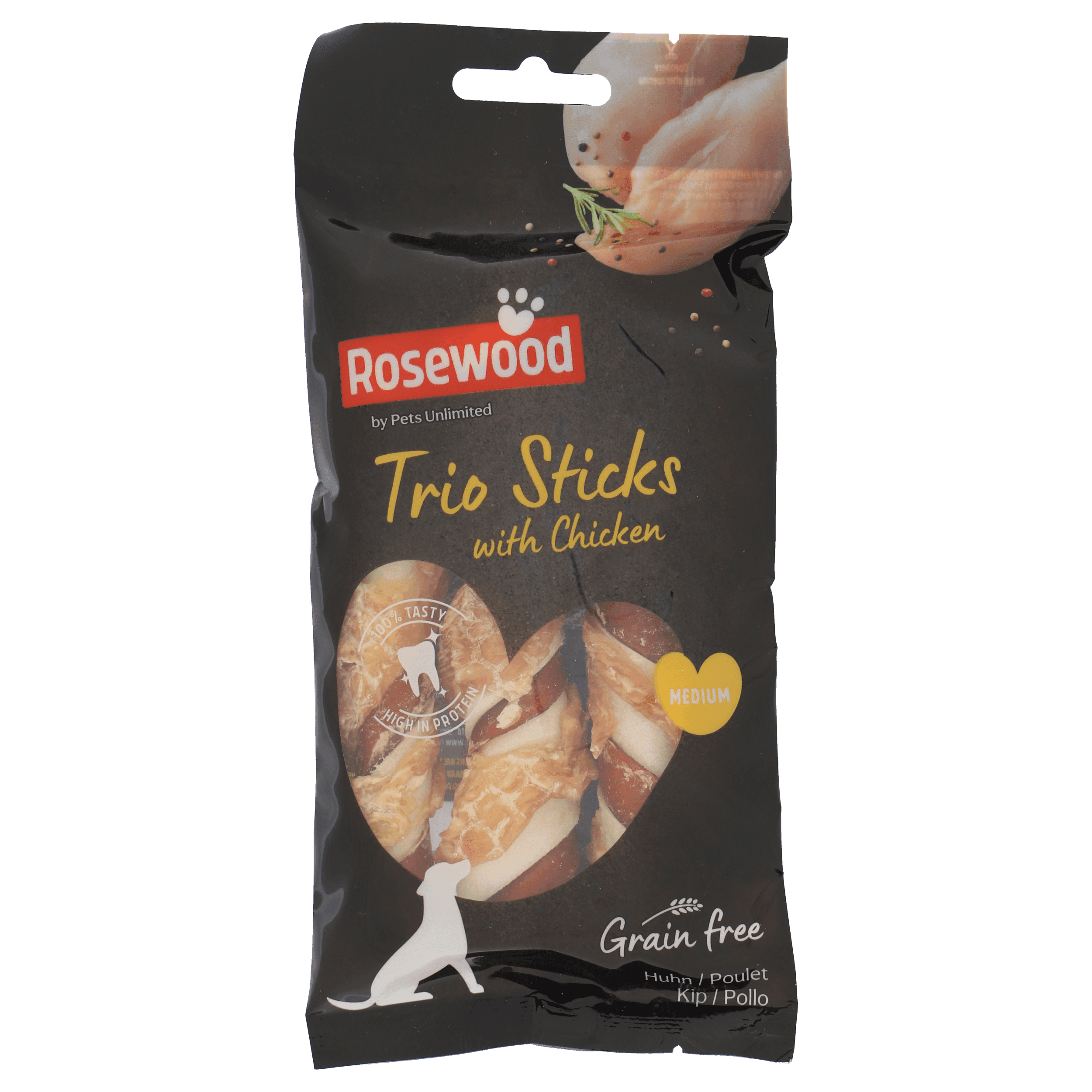 Rosewood Trio sticks medium