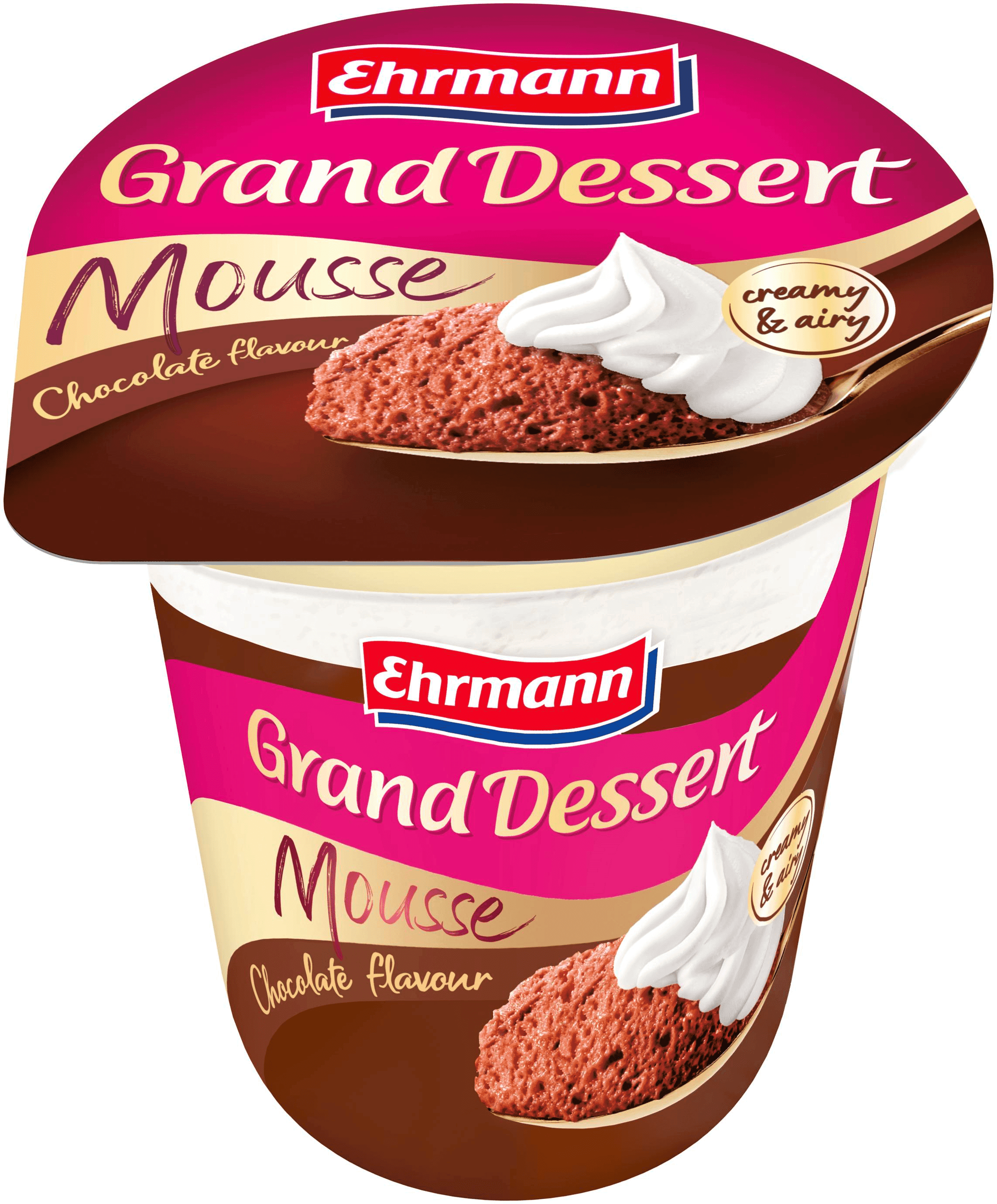 Ehrmann Grand Dessert Mousse Chocola + topping