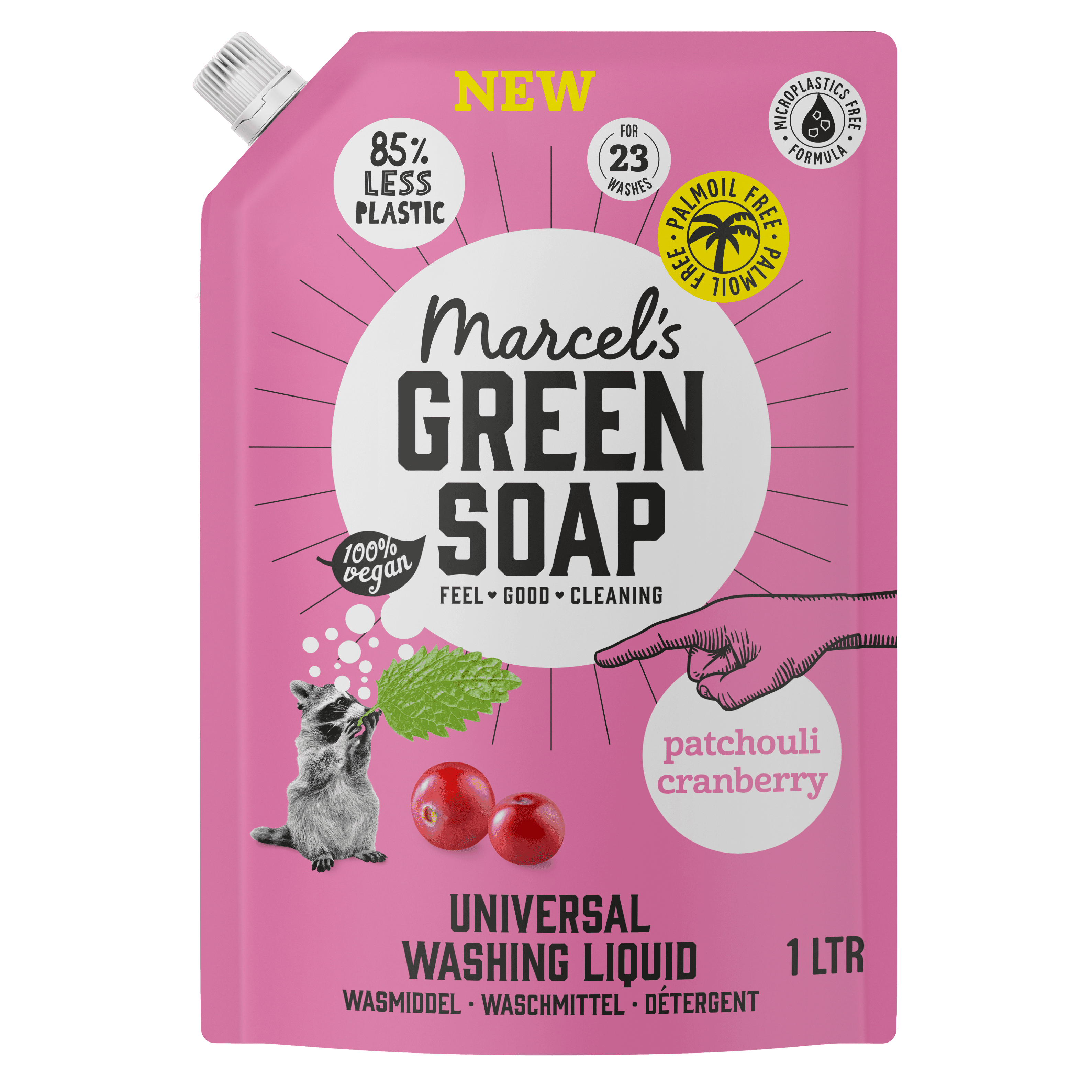 Marcel's Green Soap Wasmiddel navul Patchouli 23sc