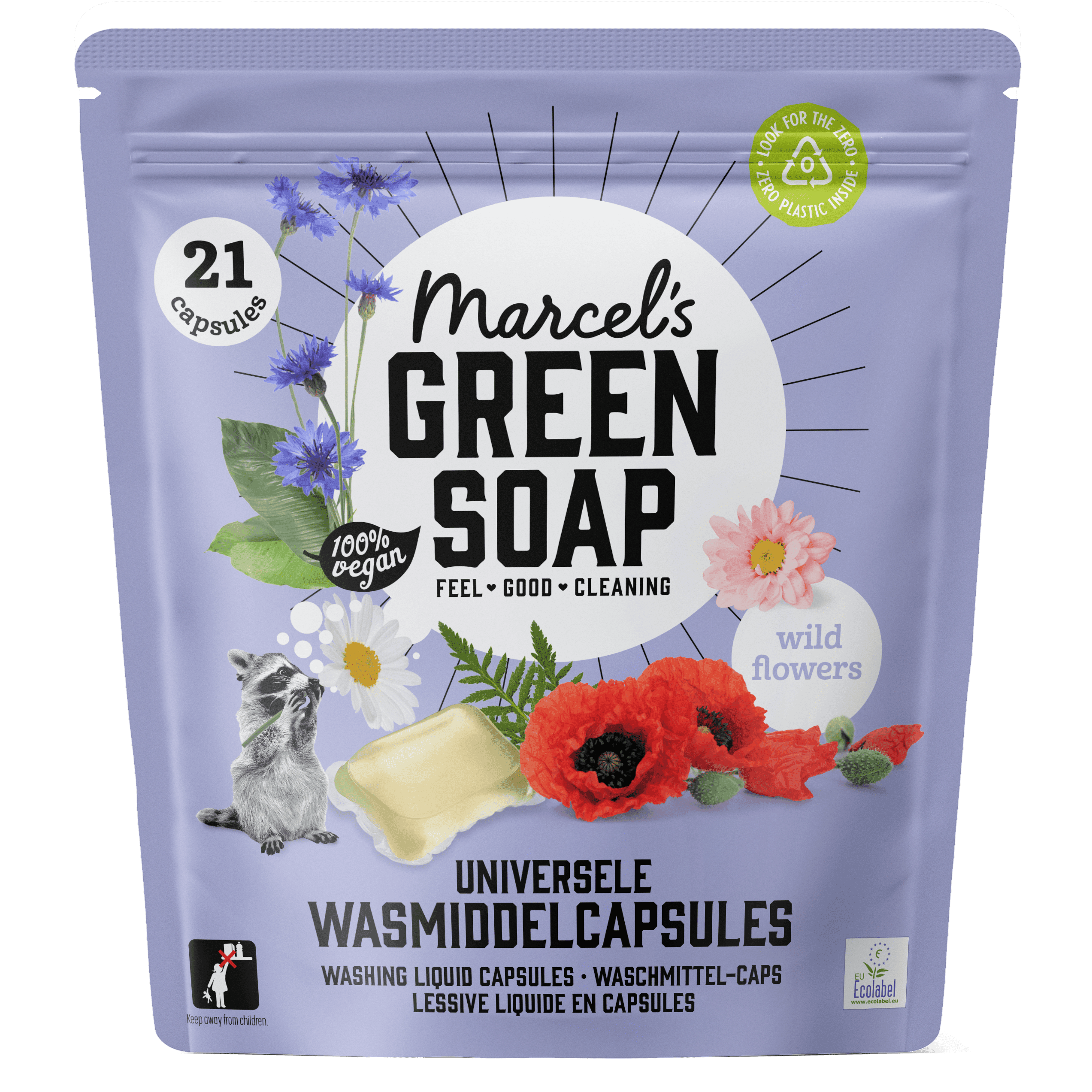 Marcel's Green Soap Wascapsules Universeel 21sc