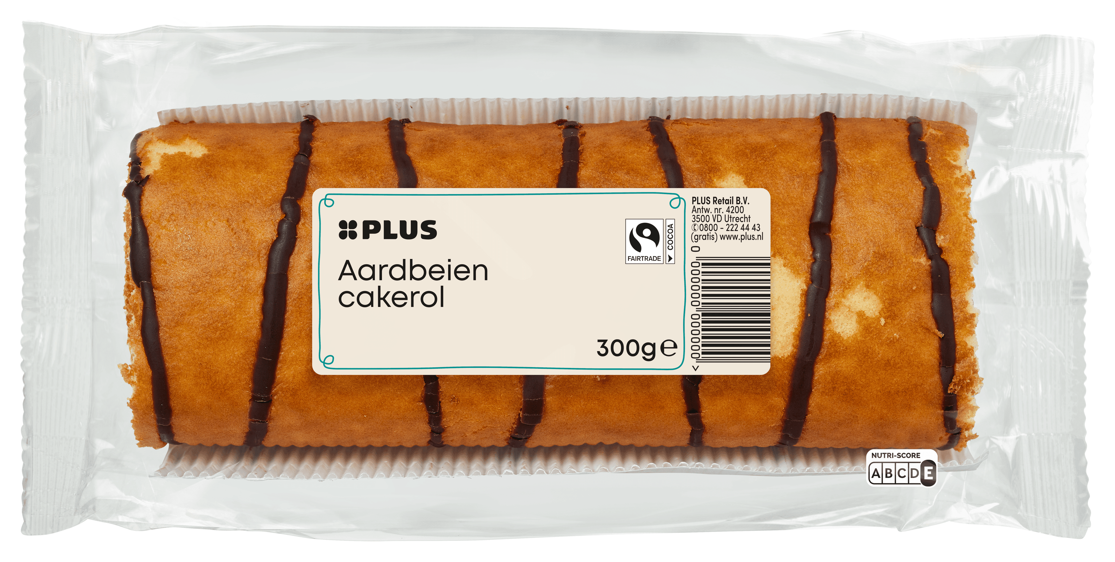PLUS Aardbeiencakerol Fairtrade