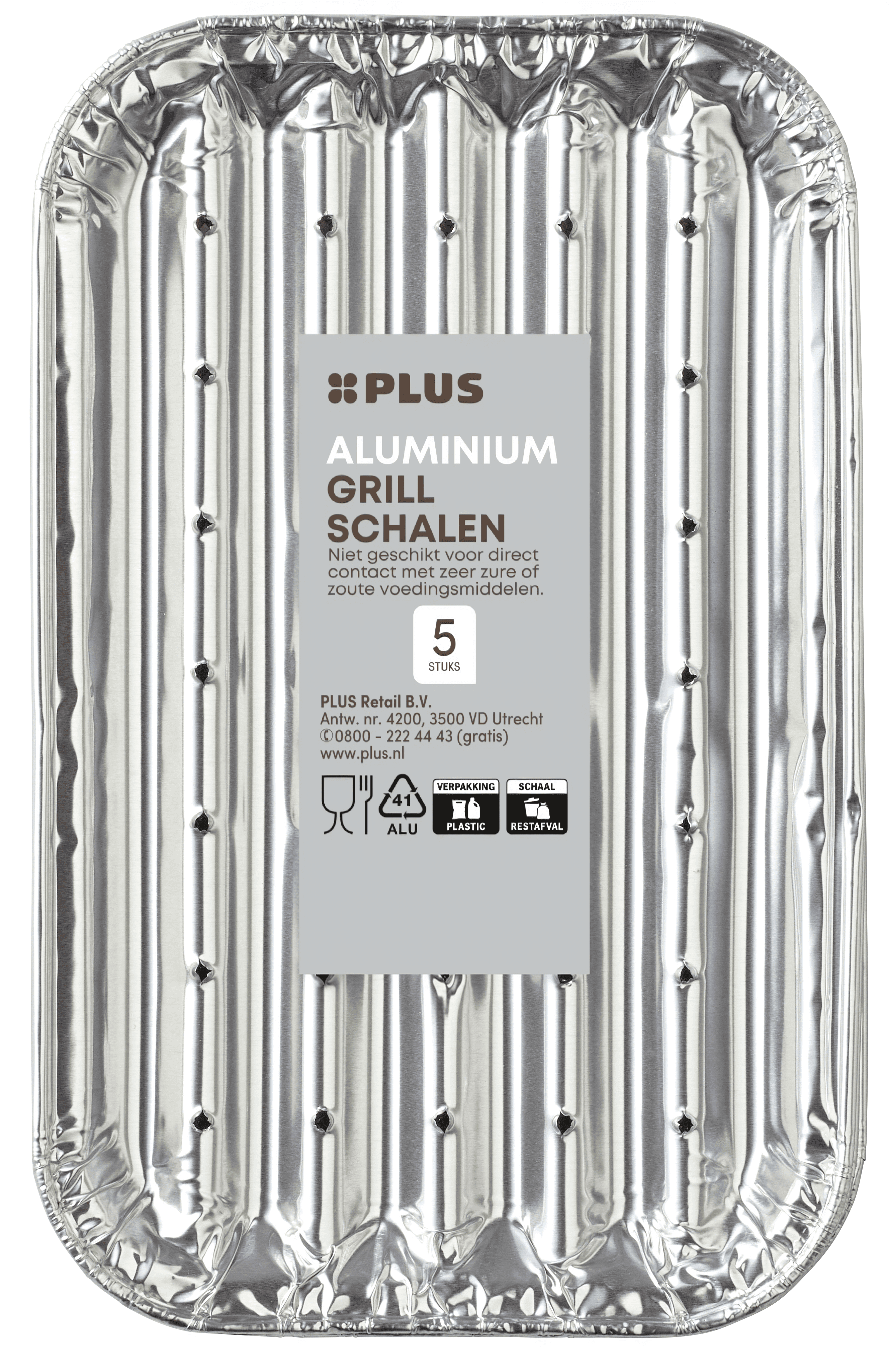 PLUS Grillschaal klein