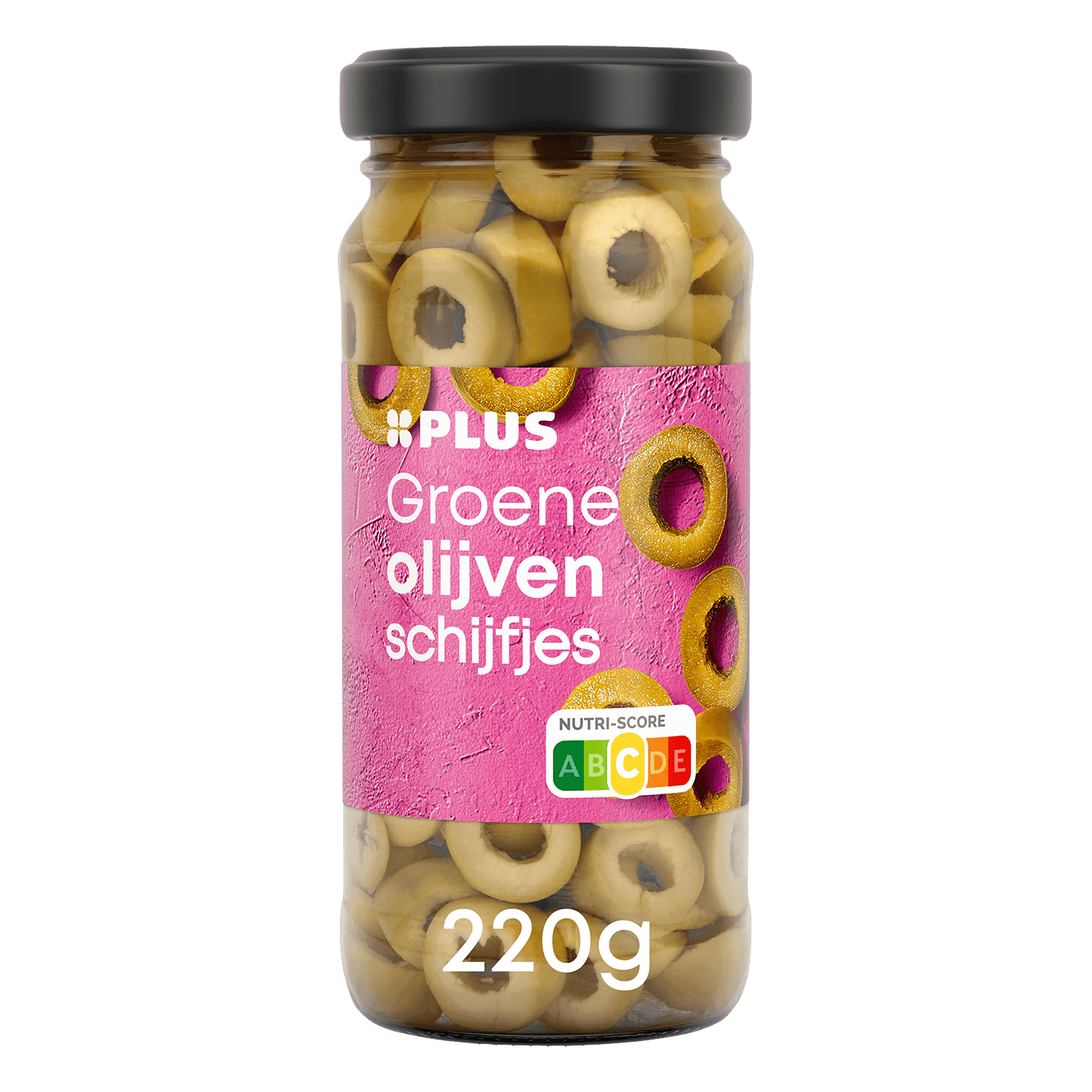PLUS Groene olijven schijfjes