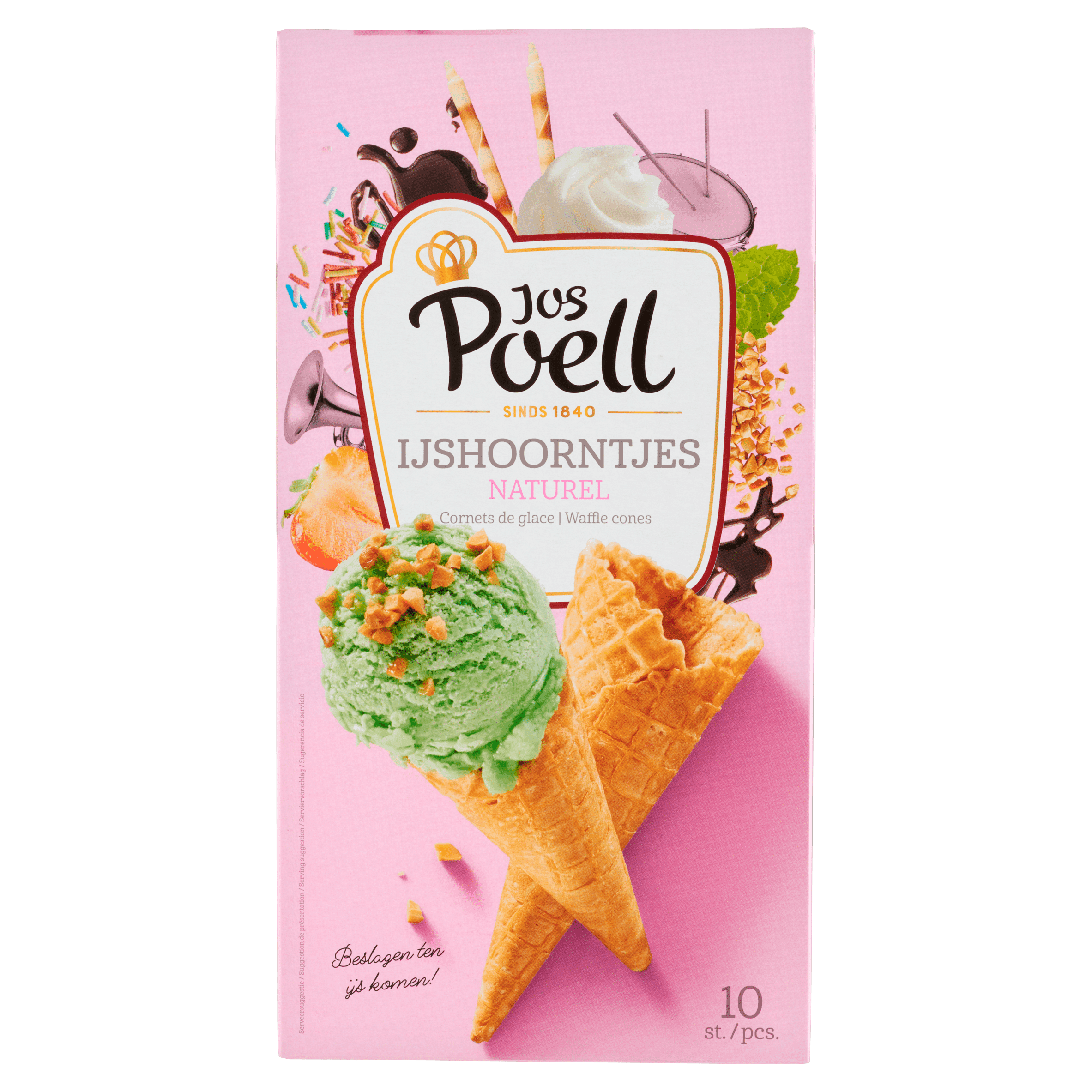 Jos Poell IJshoorntjes naturel