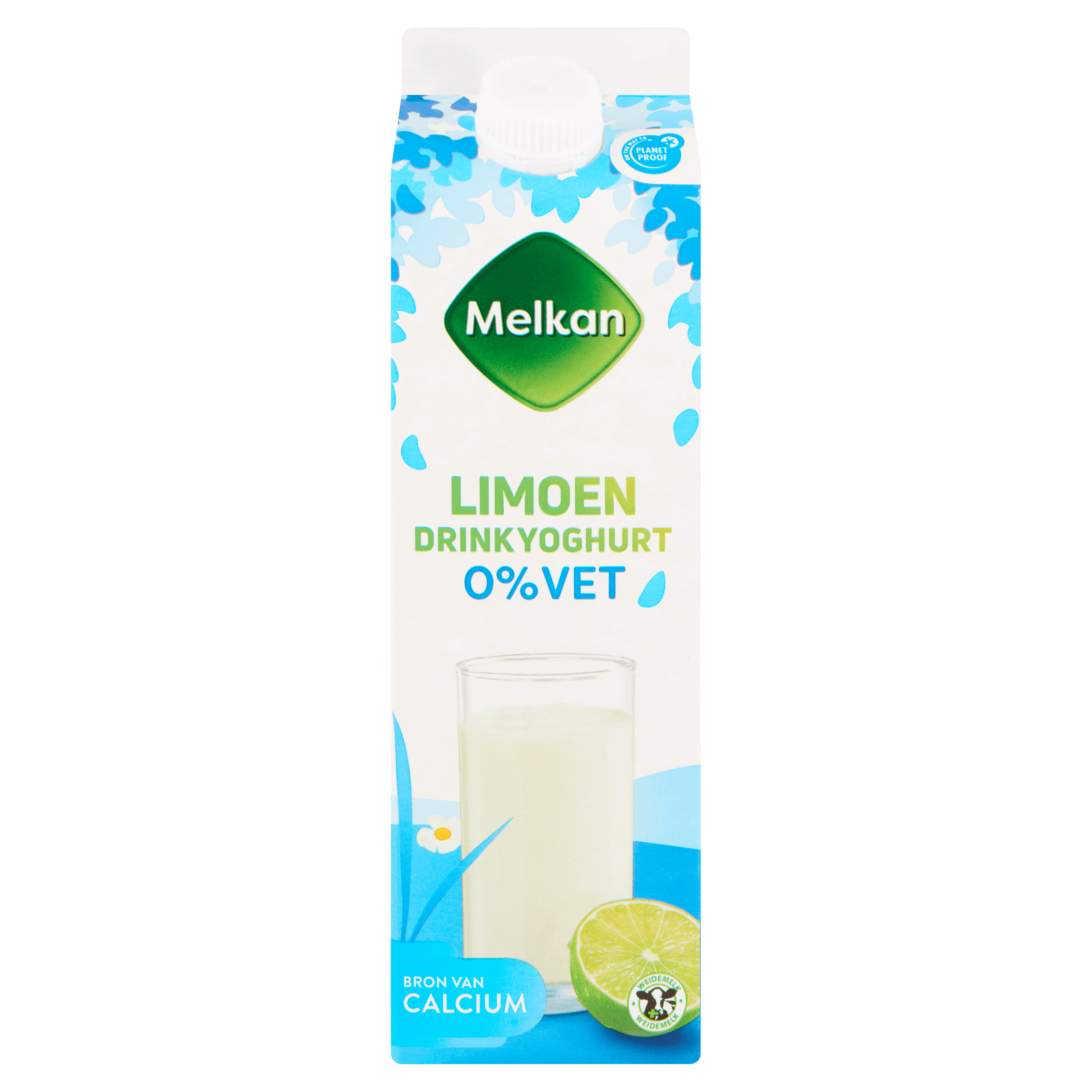 Melkan Drink 0% vet limoen