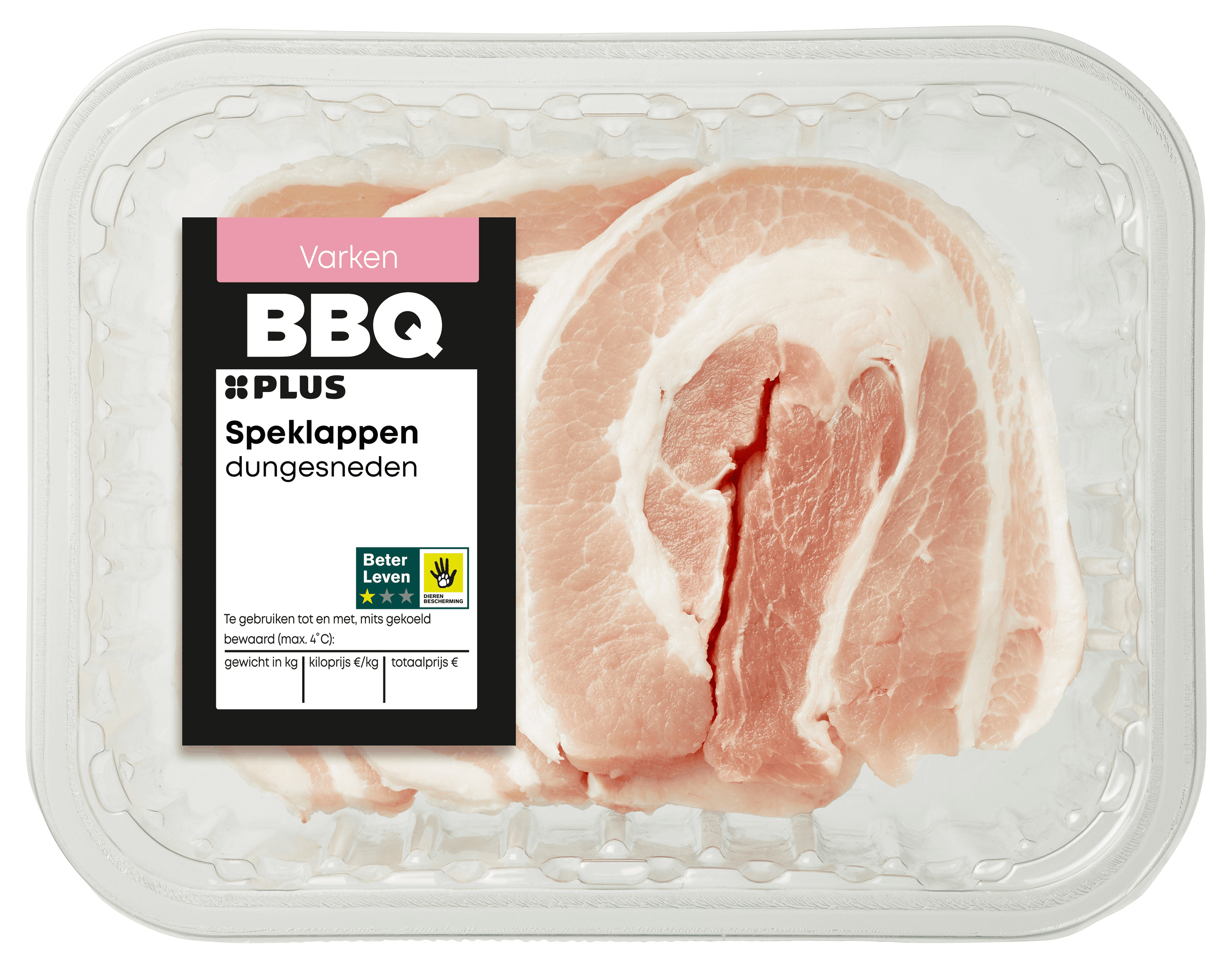 PLUS Boerentrots Speklappen dungesneden 3st