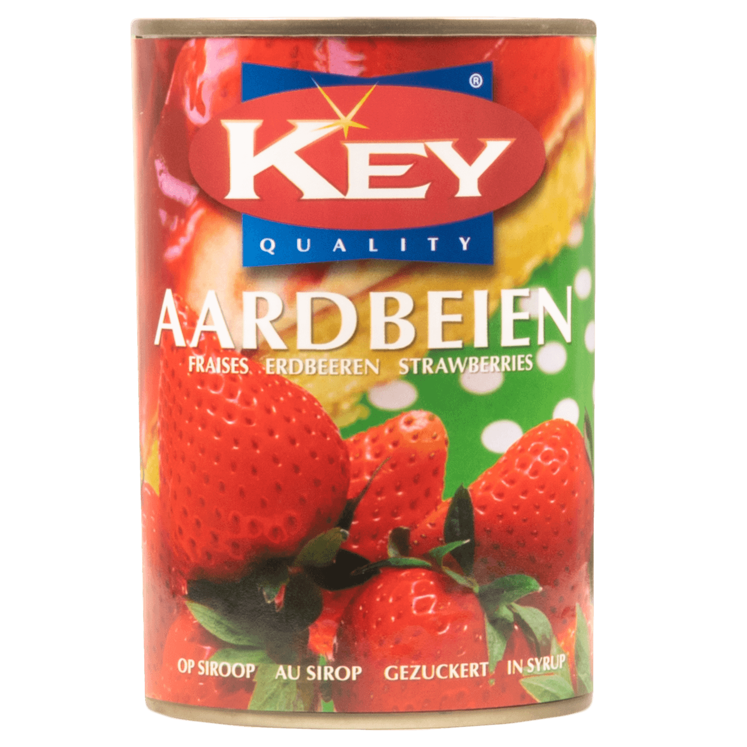 Key Aardbeien op siroop