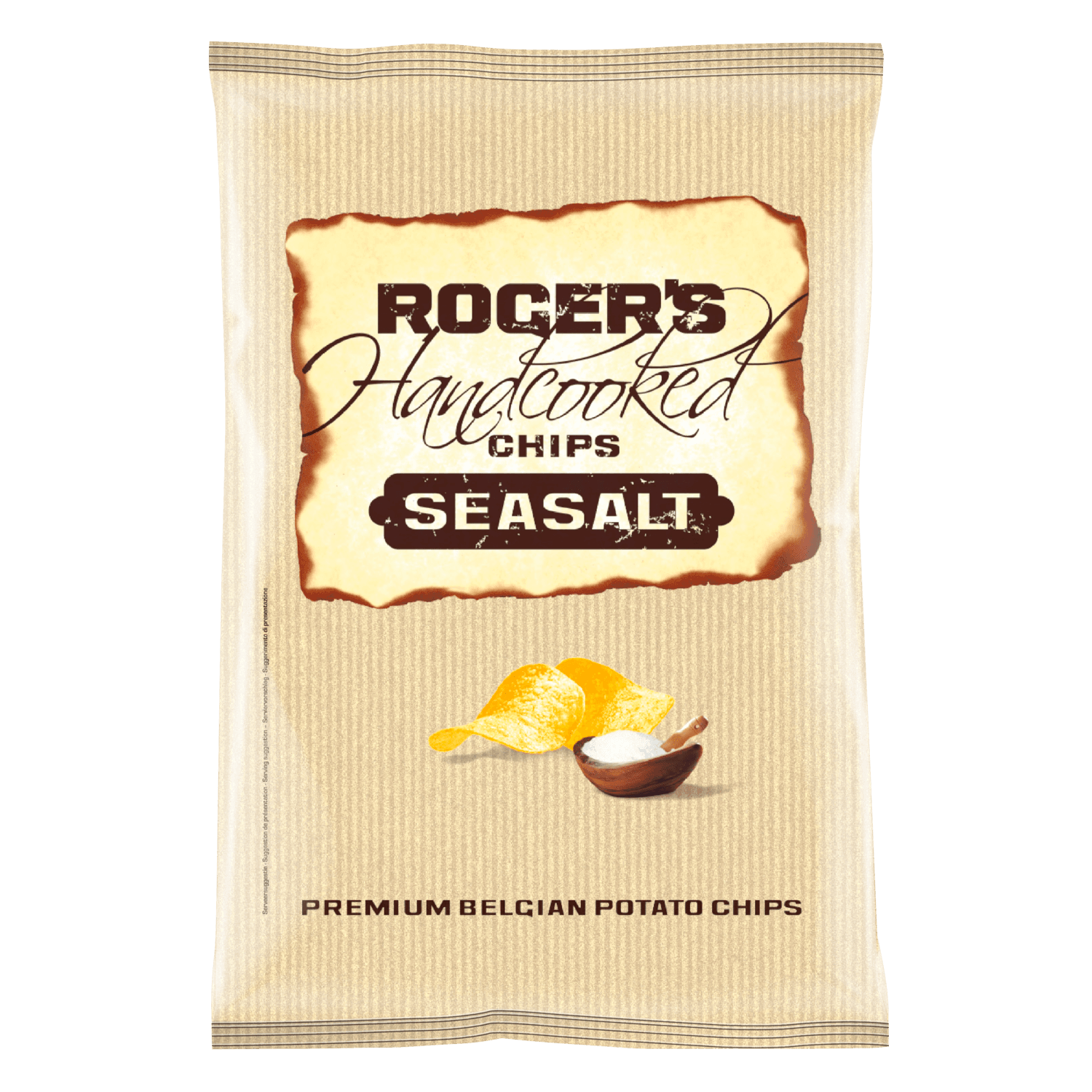 Rogers Chips handcooked seasalt