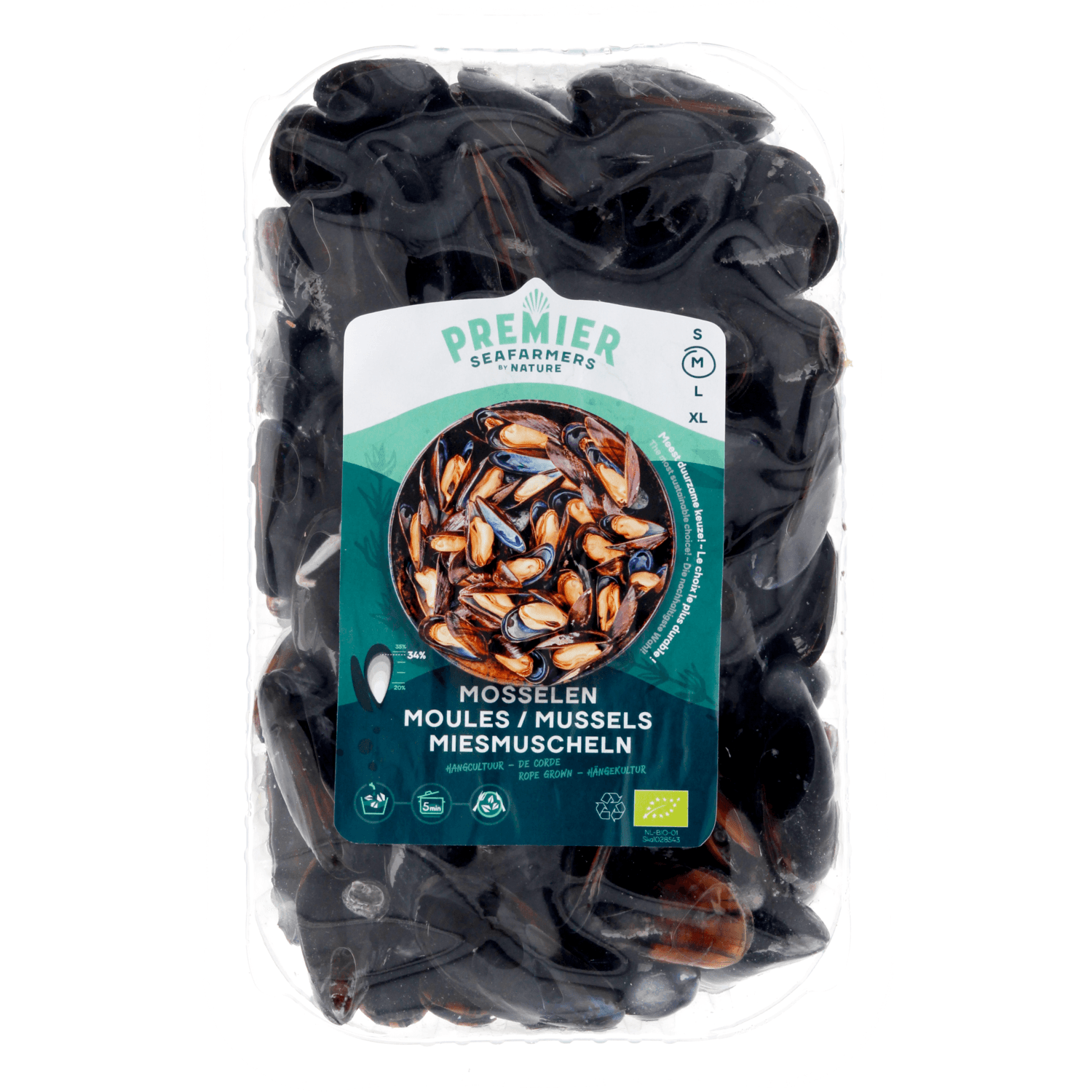 Premier Bio mosselen deense hangcultuur