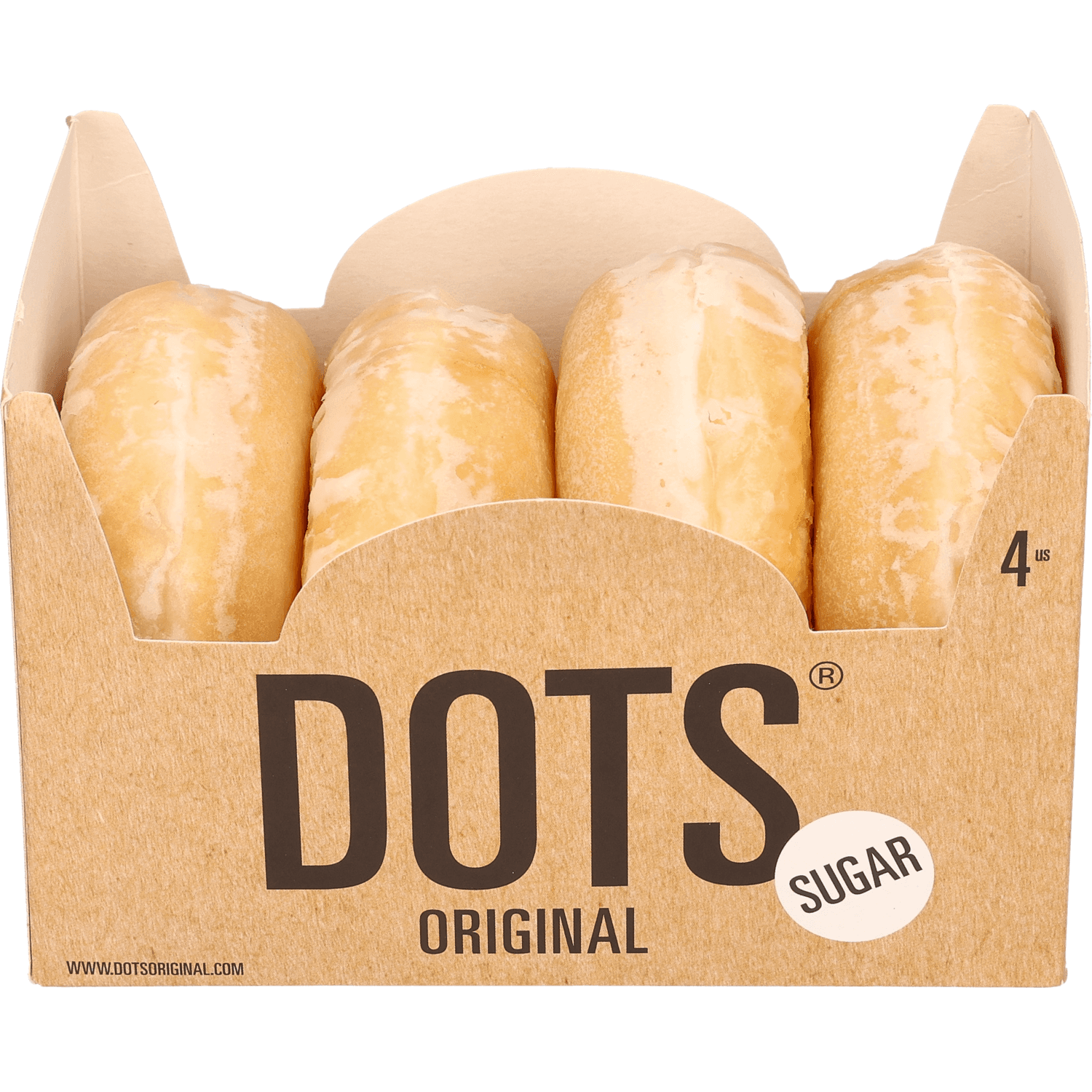 Geglazuurde suiker donuts
