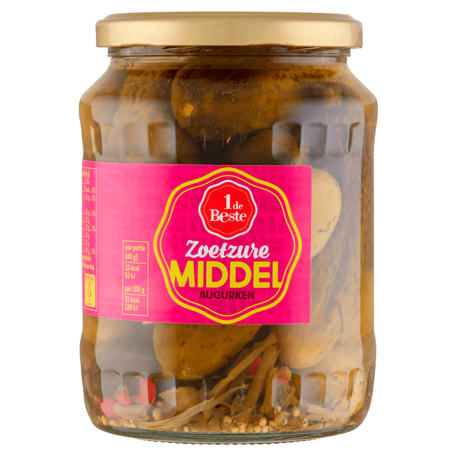 1 De Beste Augurken middel zoetzuur