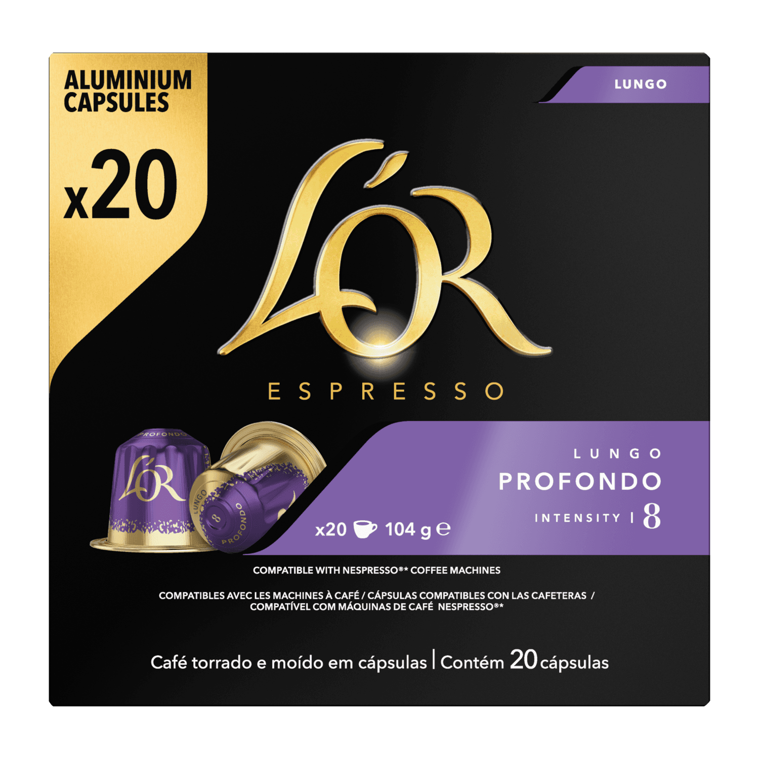 L'Or Lungo Profondo Koffiecups voordeelpak