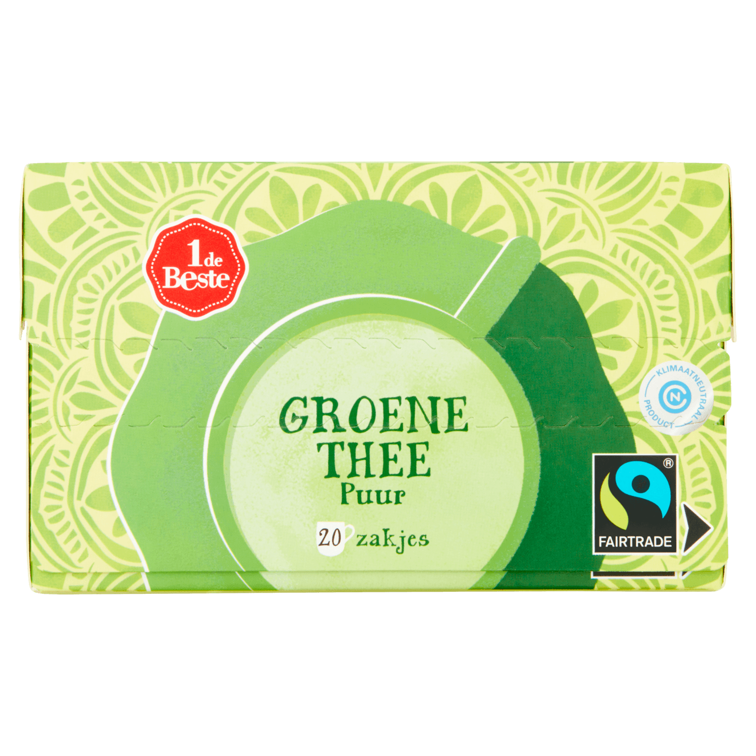 1 De Beste Groene thee puur kop 20 zakjes