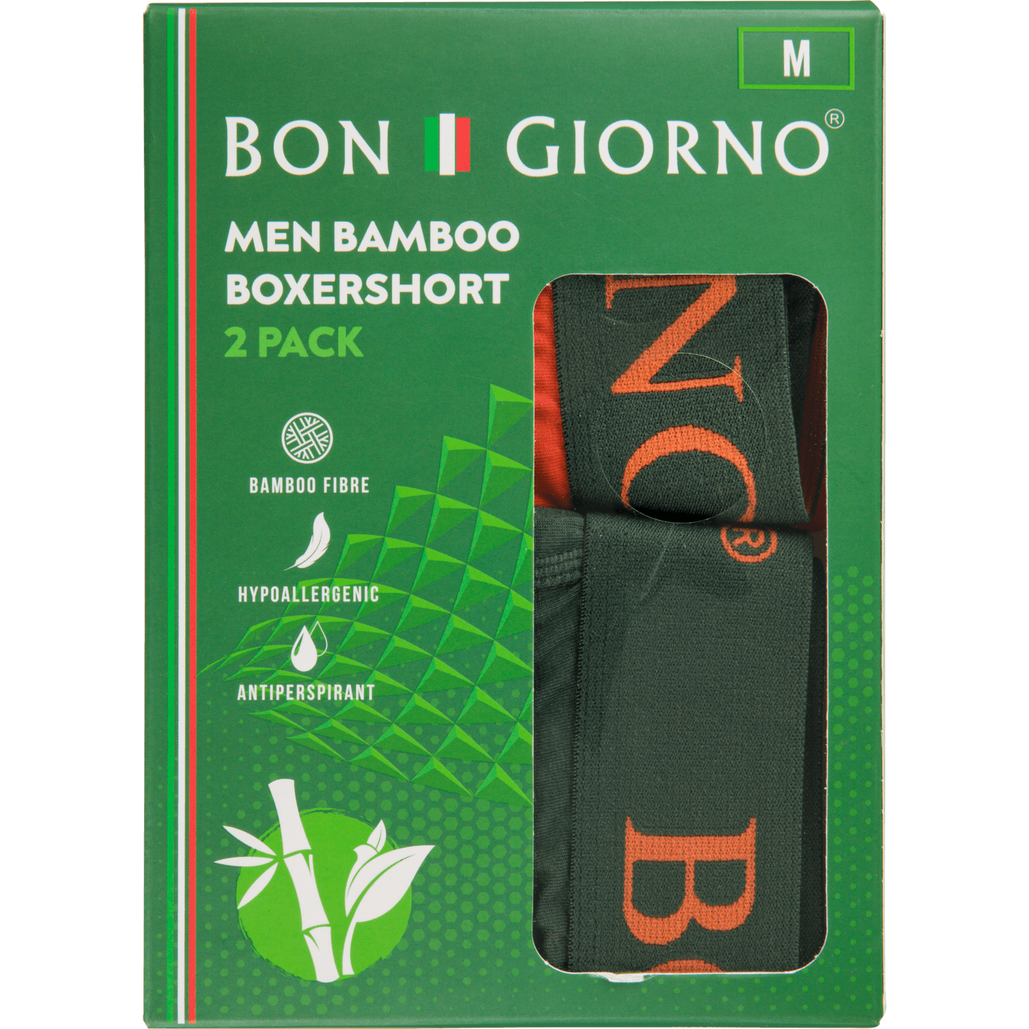 Bon Giorno Bamboo herenboxers