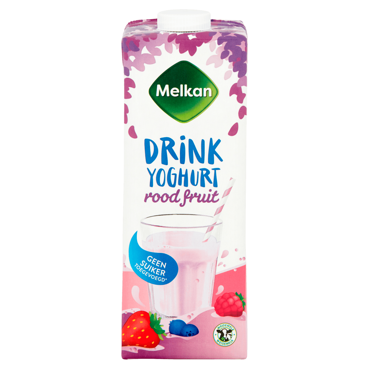 Melkan Drinkyoghurt rood fruit