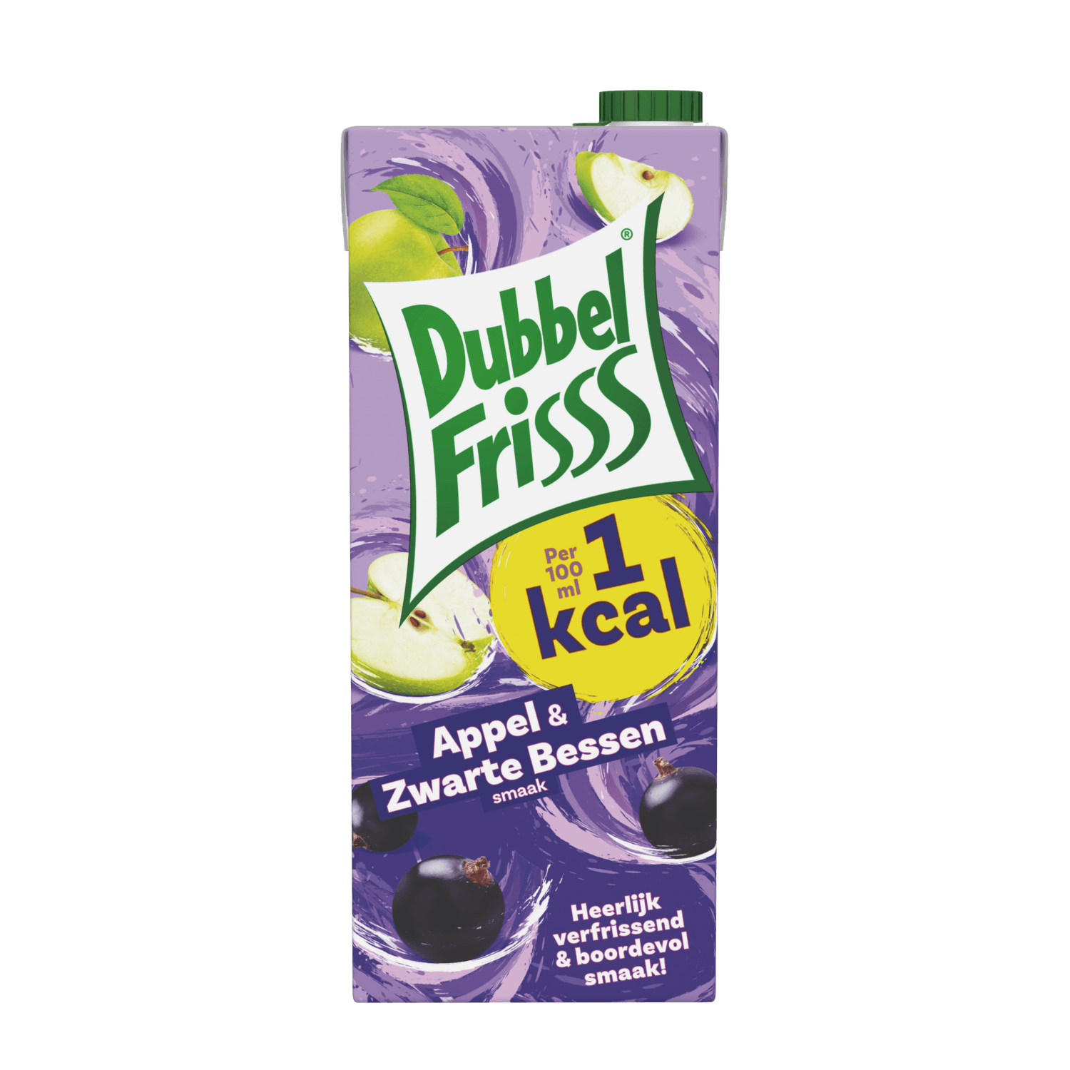 Dubbelfrisss 1kcal appel zwarte bes