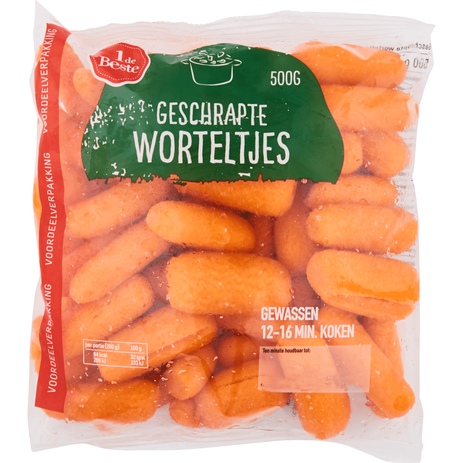 1 De Beste Wortelen geschrapt voordeel verpakking