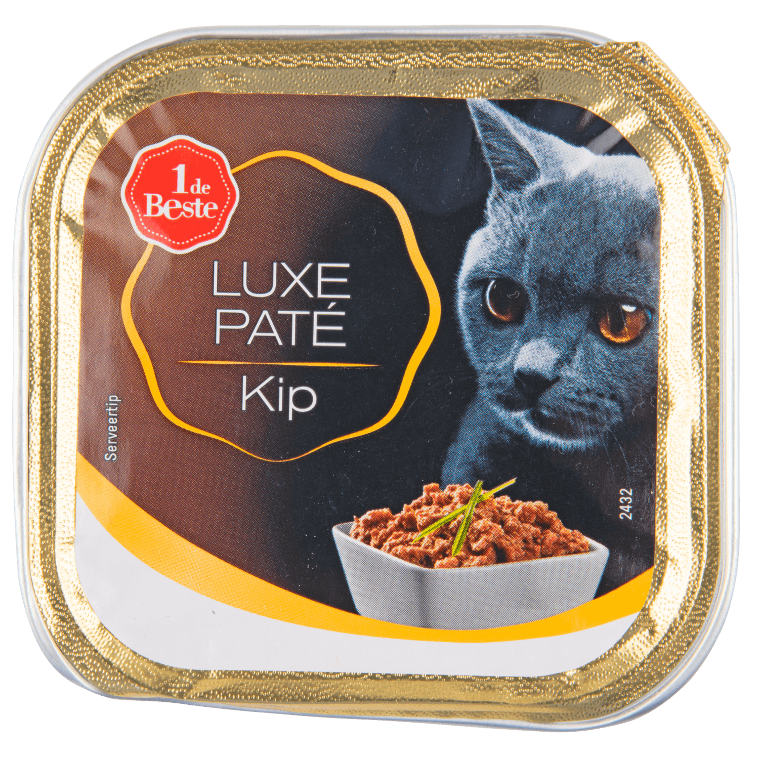 1 De Beste Kat luxe pate kip