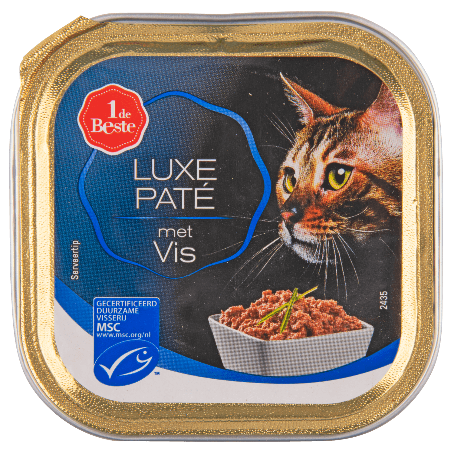 1 De Beste Kat luxe pate vis