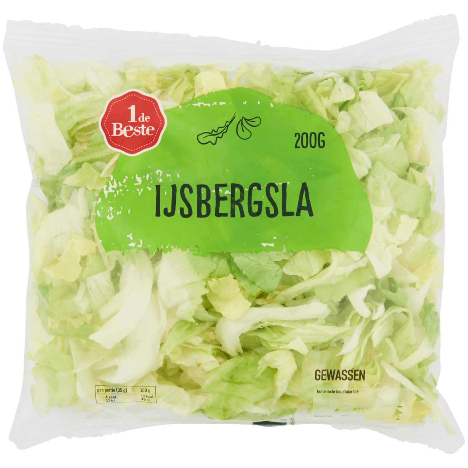 1 De Beste IJsbergsla naturel