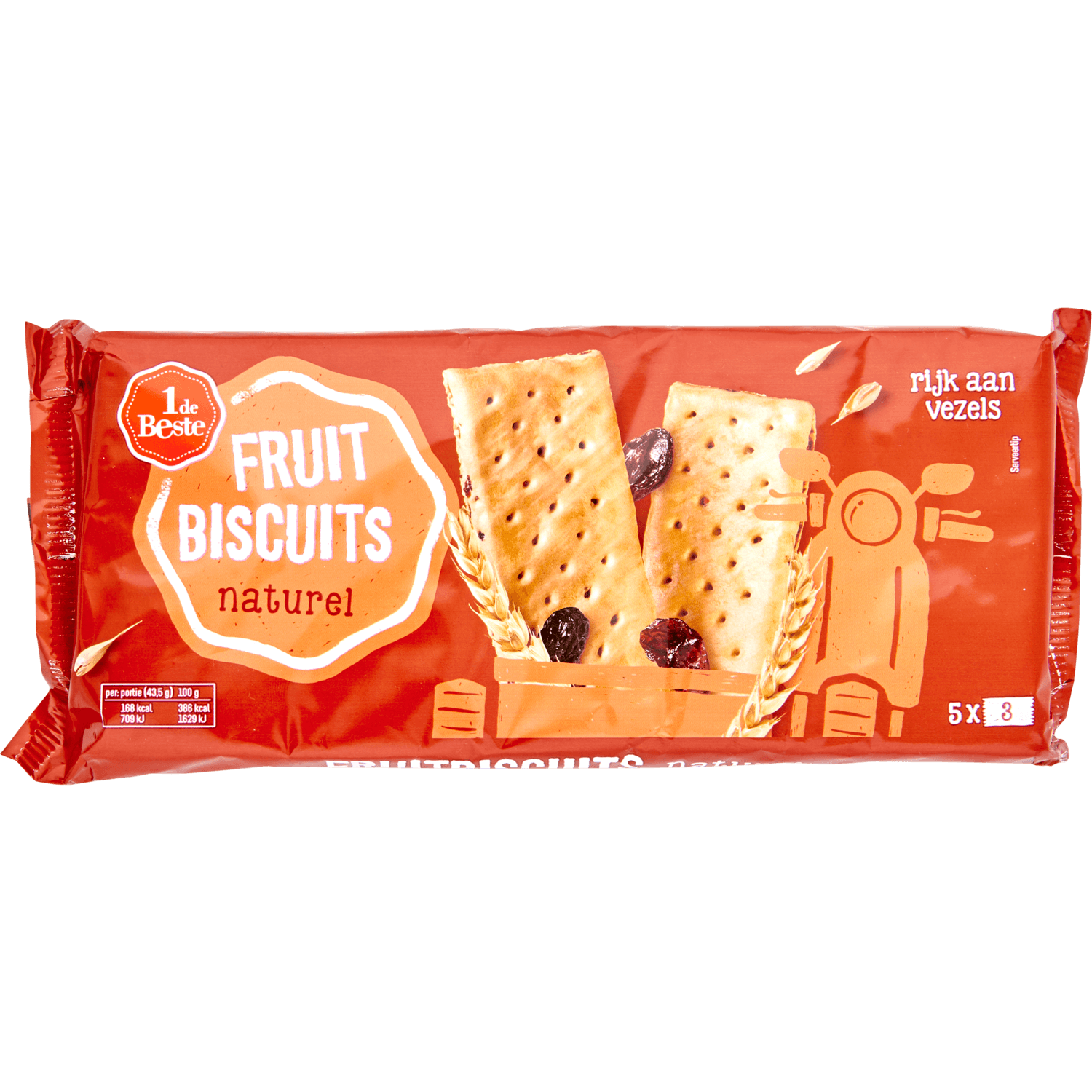 1 De Beste Fruitbiscuit naturel