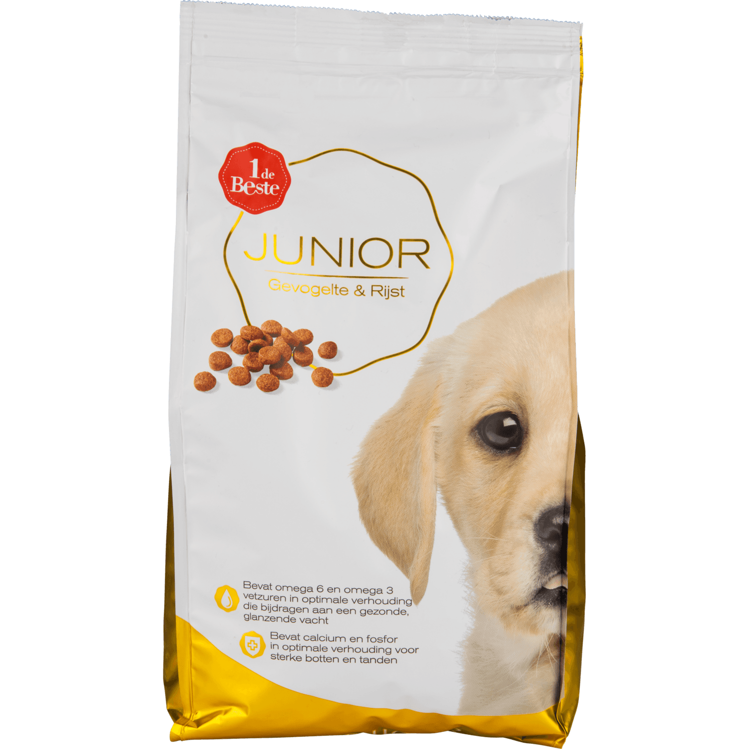 1 De Beste Hondenvoer junior gevogelte-rijst