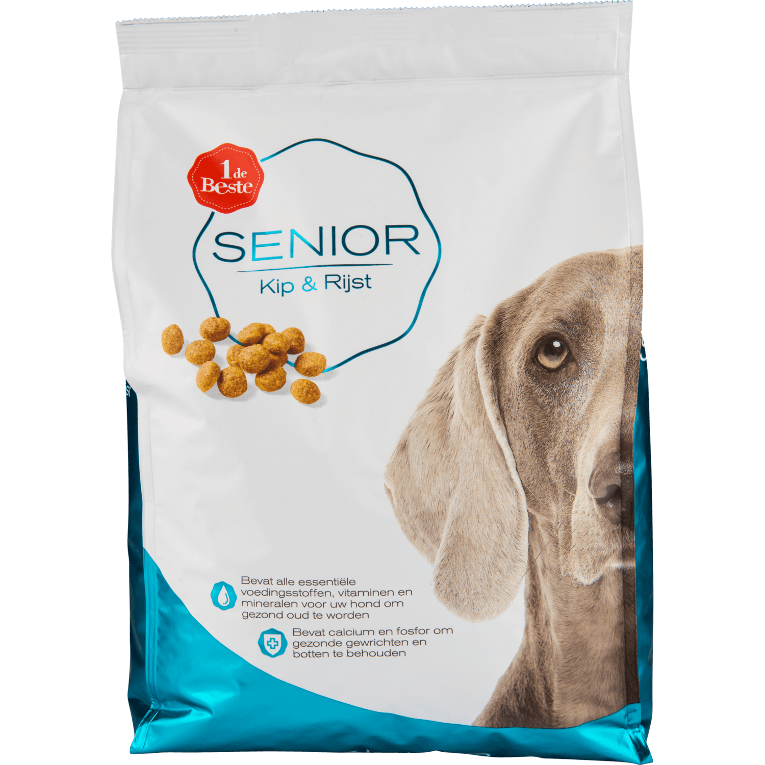 1 De Beste Hondenvoer senior kip-rijst