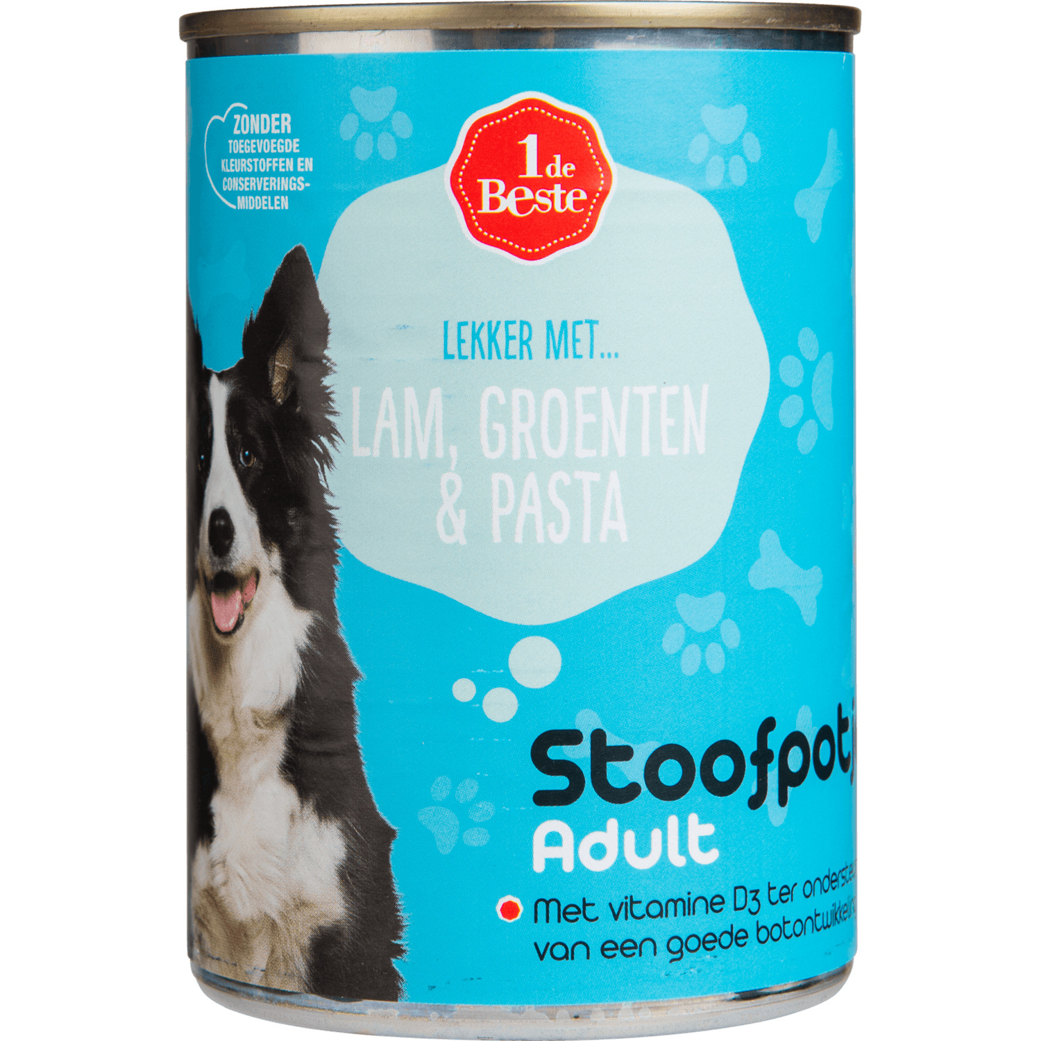 1 De Beste Hondenvoer stoofpotje lam-pasta-groenten