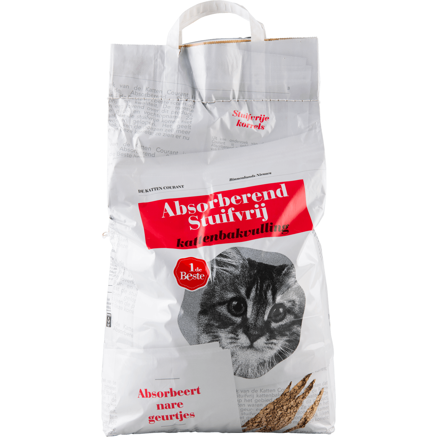 1 De Beste Kattenbakvulling absorberend stuifvrij