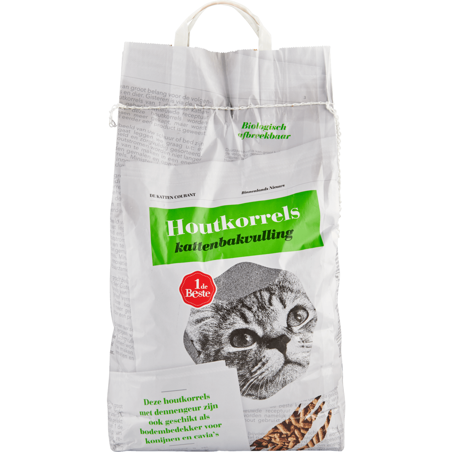 1 De Beste Kattenbakvulling houtkorrels