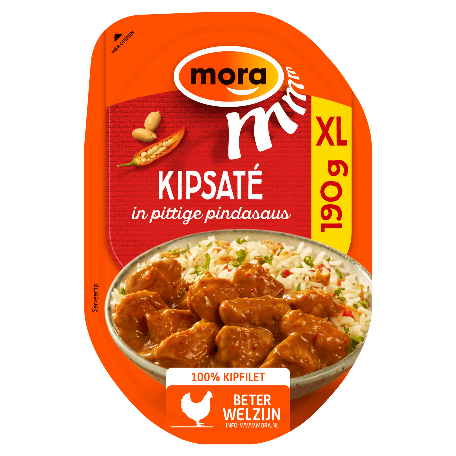 Mora Kipsaté pittig XL