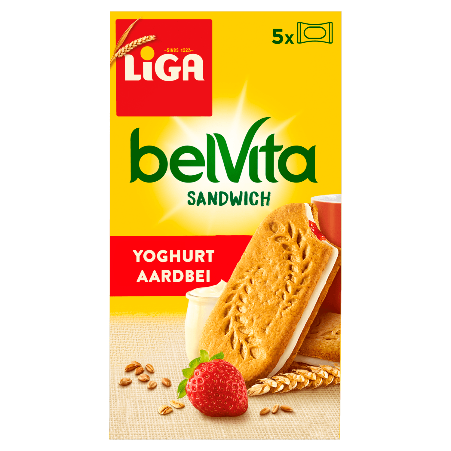 Liga Belvita yoghurt-aardbei