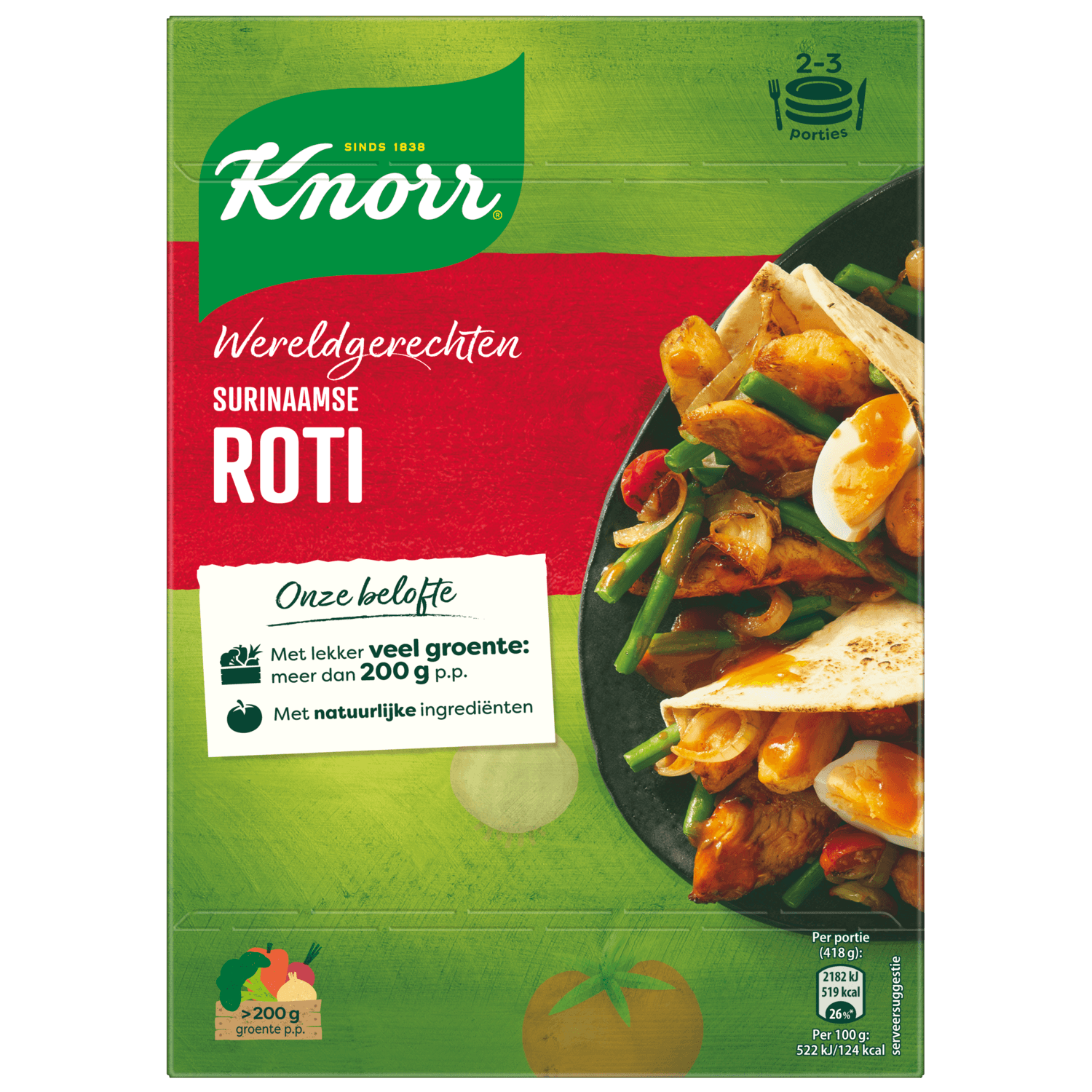 Knorr Wereldgerecht surinaamse roti