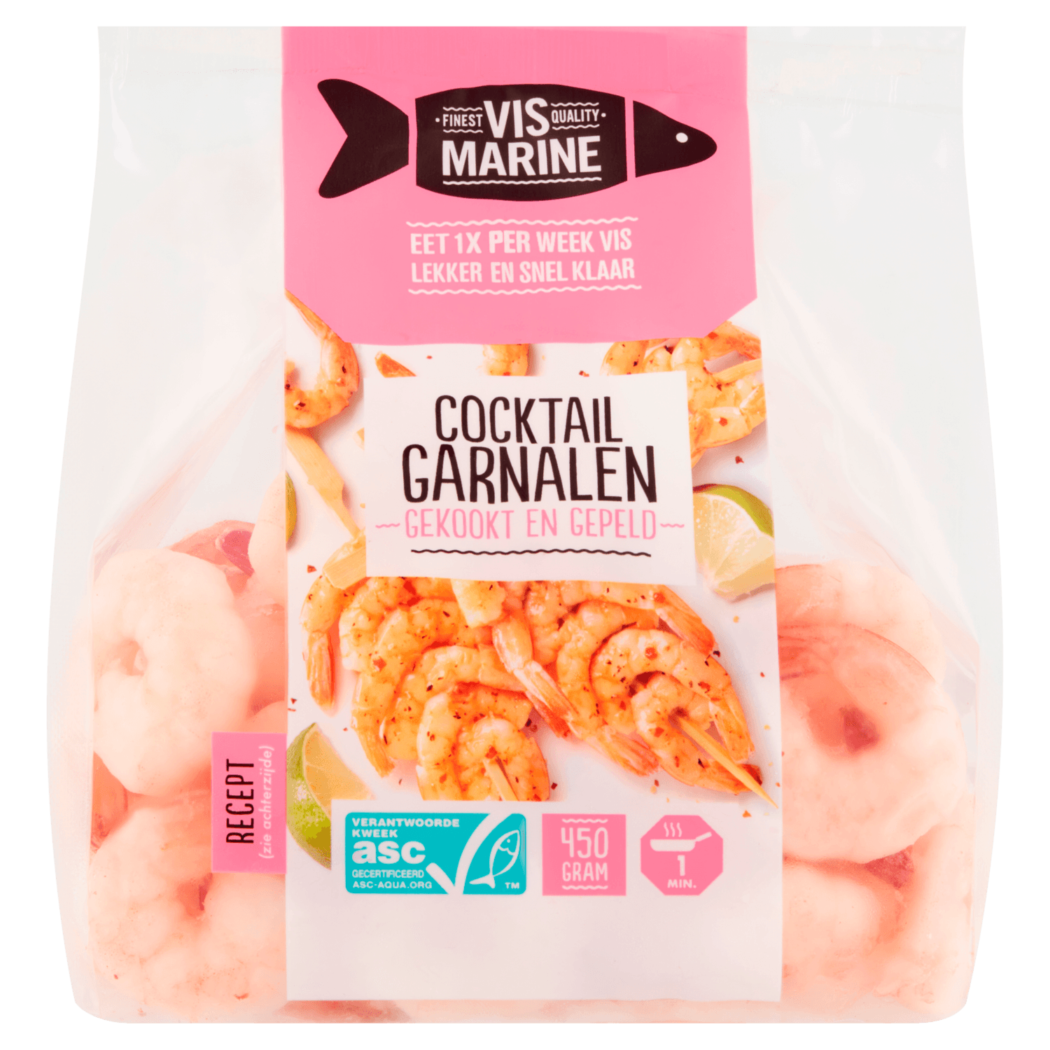 Vis Marine Cocktailgarnalen staart gepeld