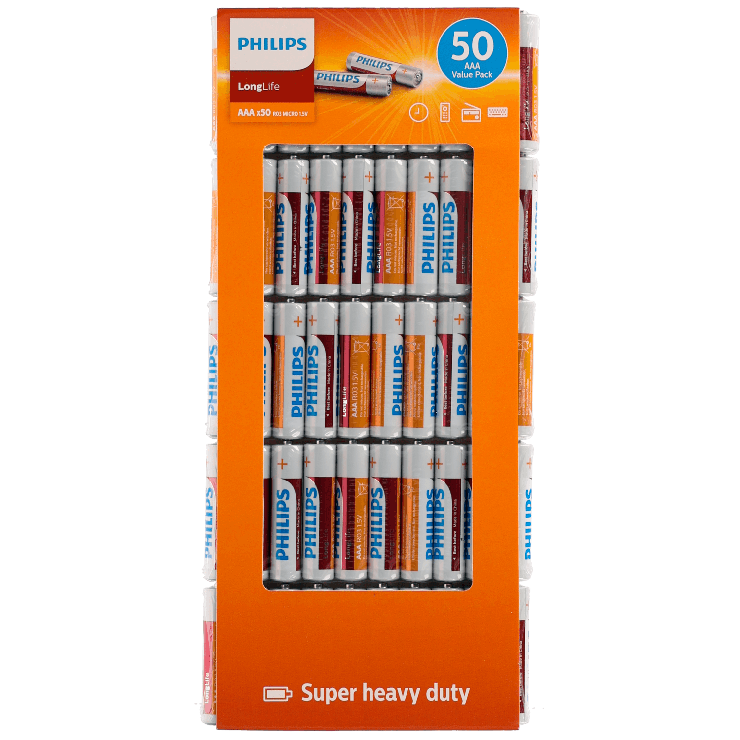 Philips Longlife batterijen AAA