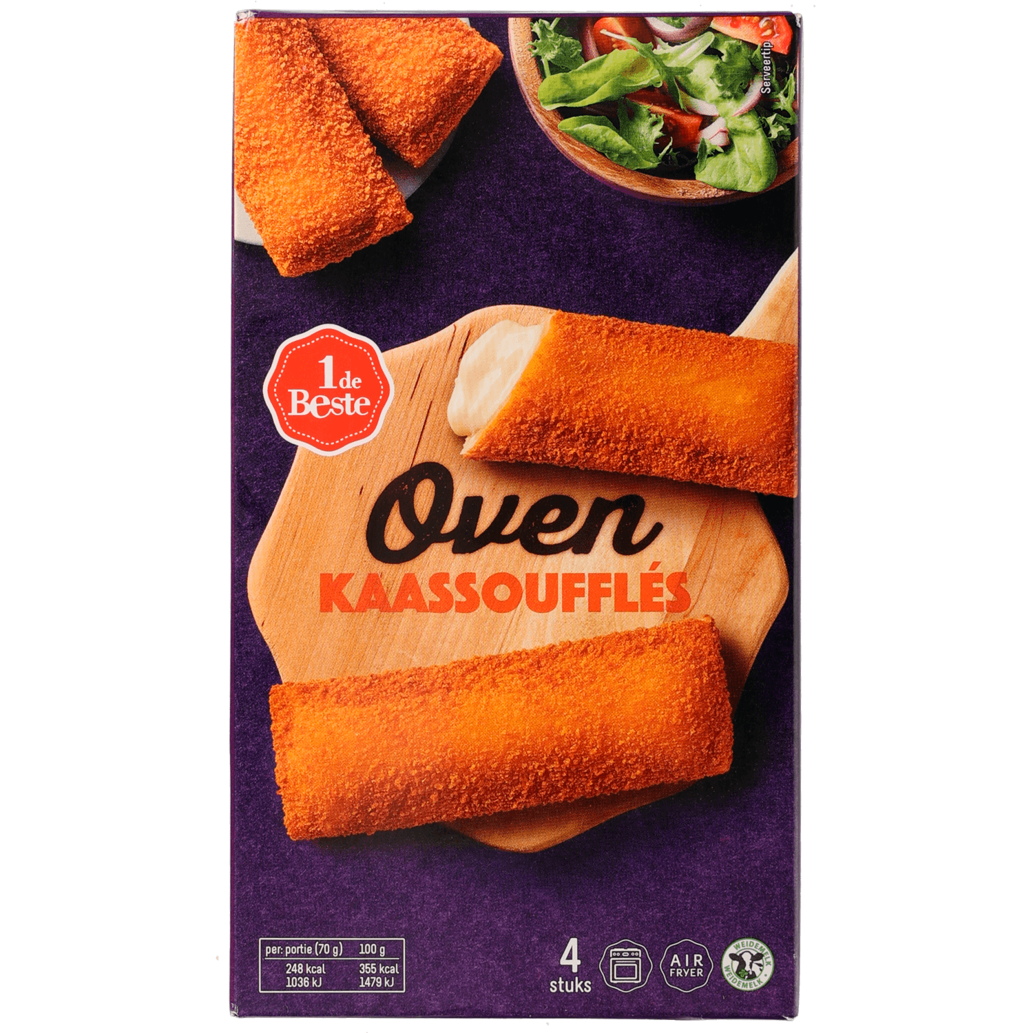 1 De Beste Oven kaassouffles 4 stuks