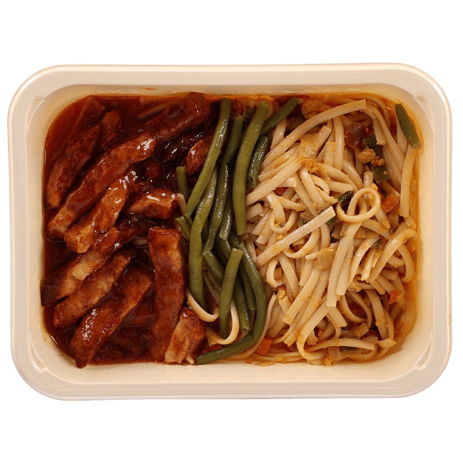 Mealmasters Bami goreng gerookte buikspek zoetzure saus