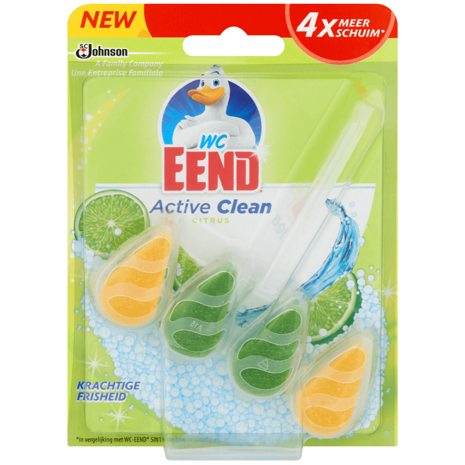 WC-Eend Toiletblok active clean citrus
