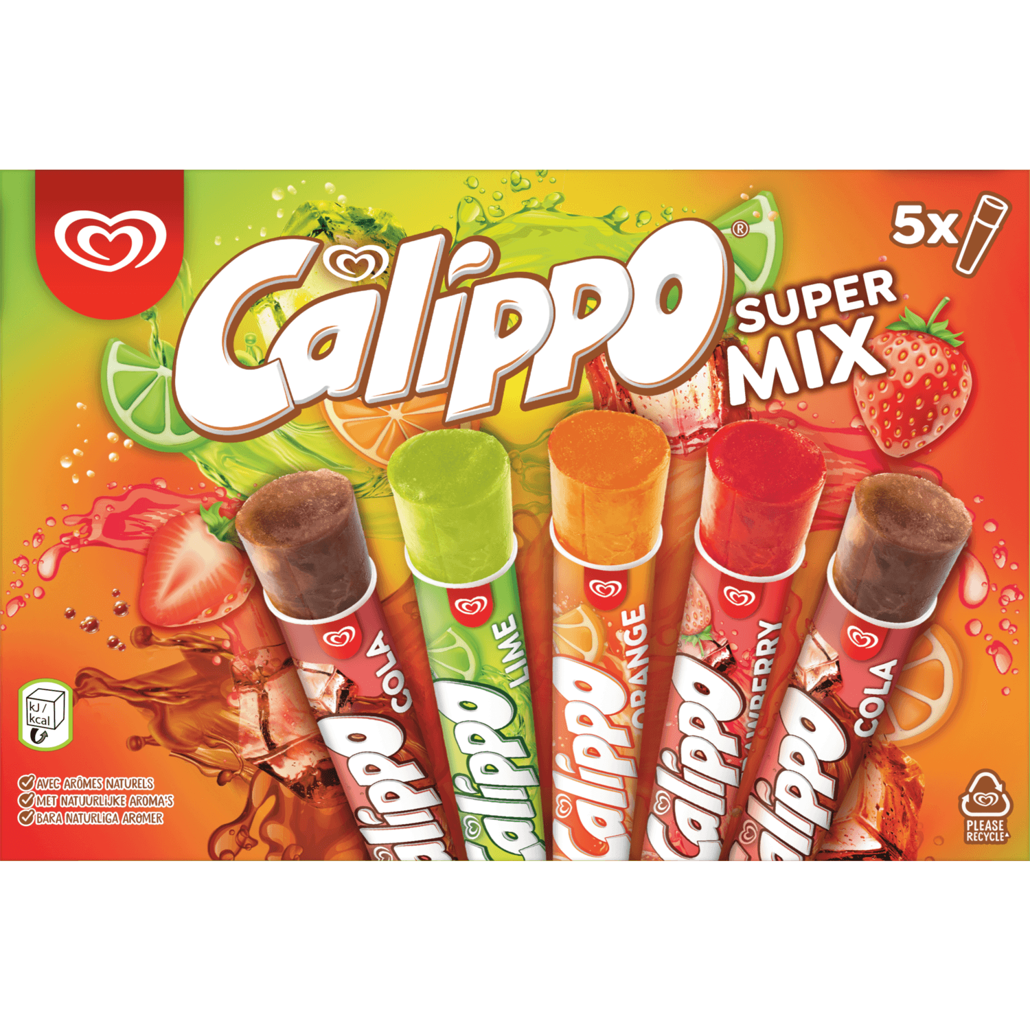 Ola Calippo supermix 5 stuks